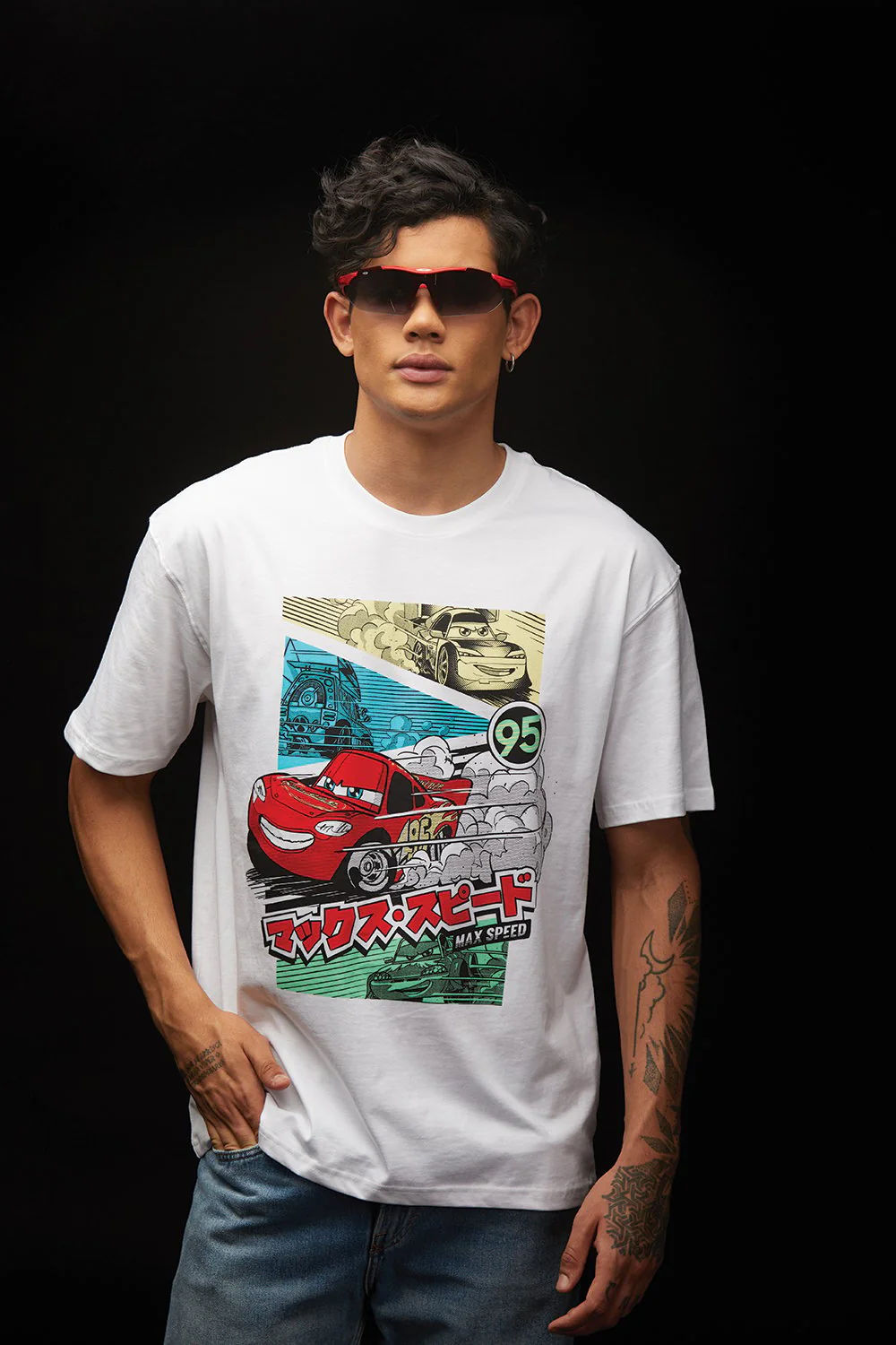 95 Lightning McQueen Oversized T-shirt - Image 4