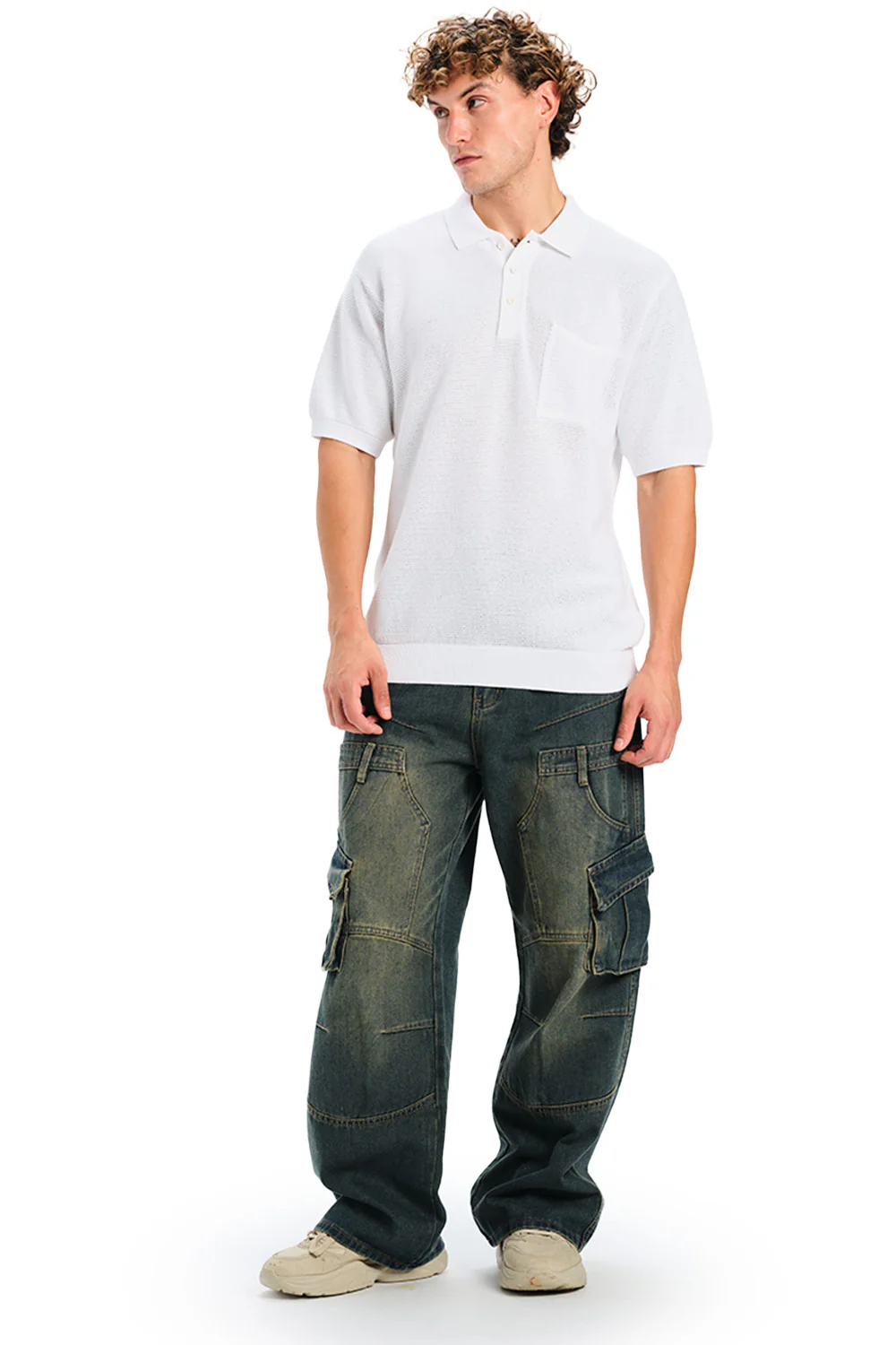 Ace Faded Premium Knit Polo - Image 2