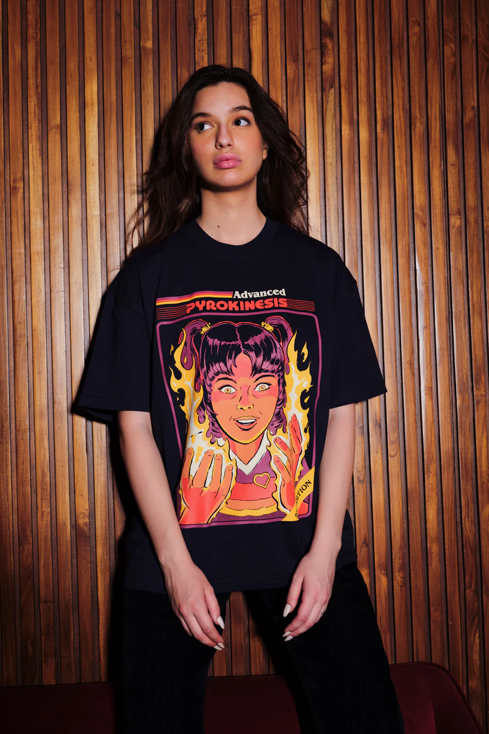 Advanced Pyrokinesis Oversized T-Shirt - Image 4