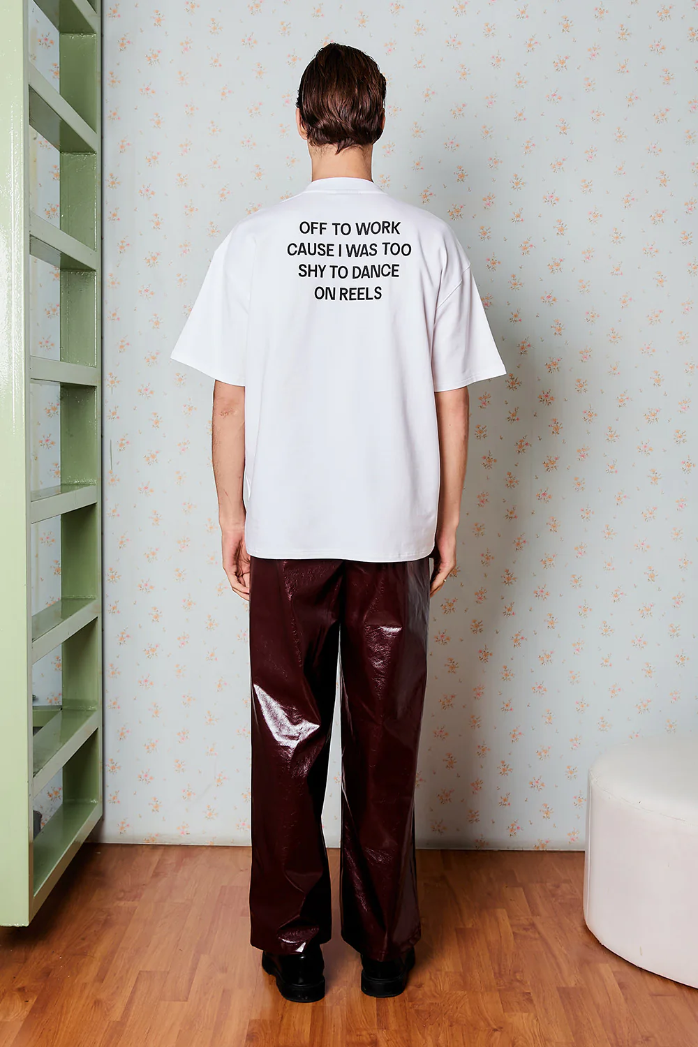 Anti-Reel Club White Oversized T-Shirt - Image 7