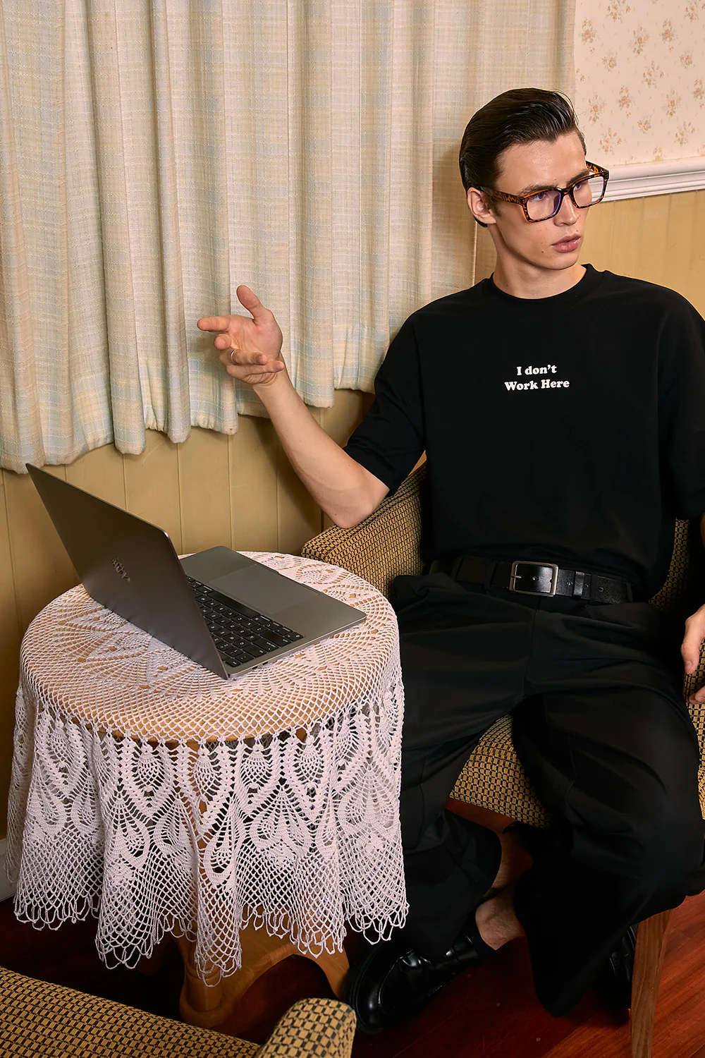 Anti Work Club Oversized T-shirt - Image 4