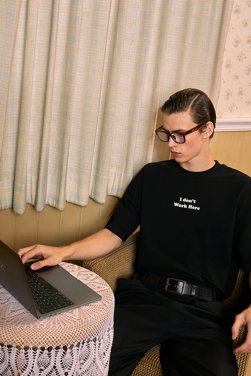Anti Work Club Oversized T-shirt - Image 5