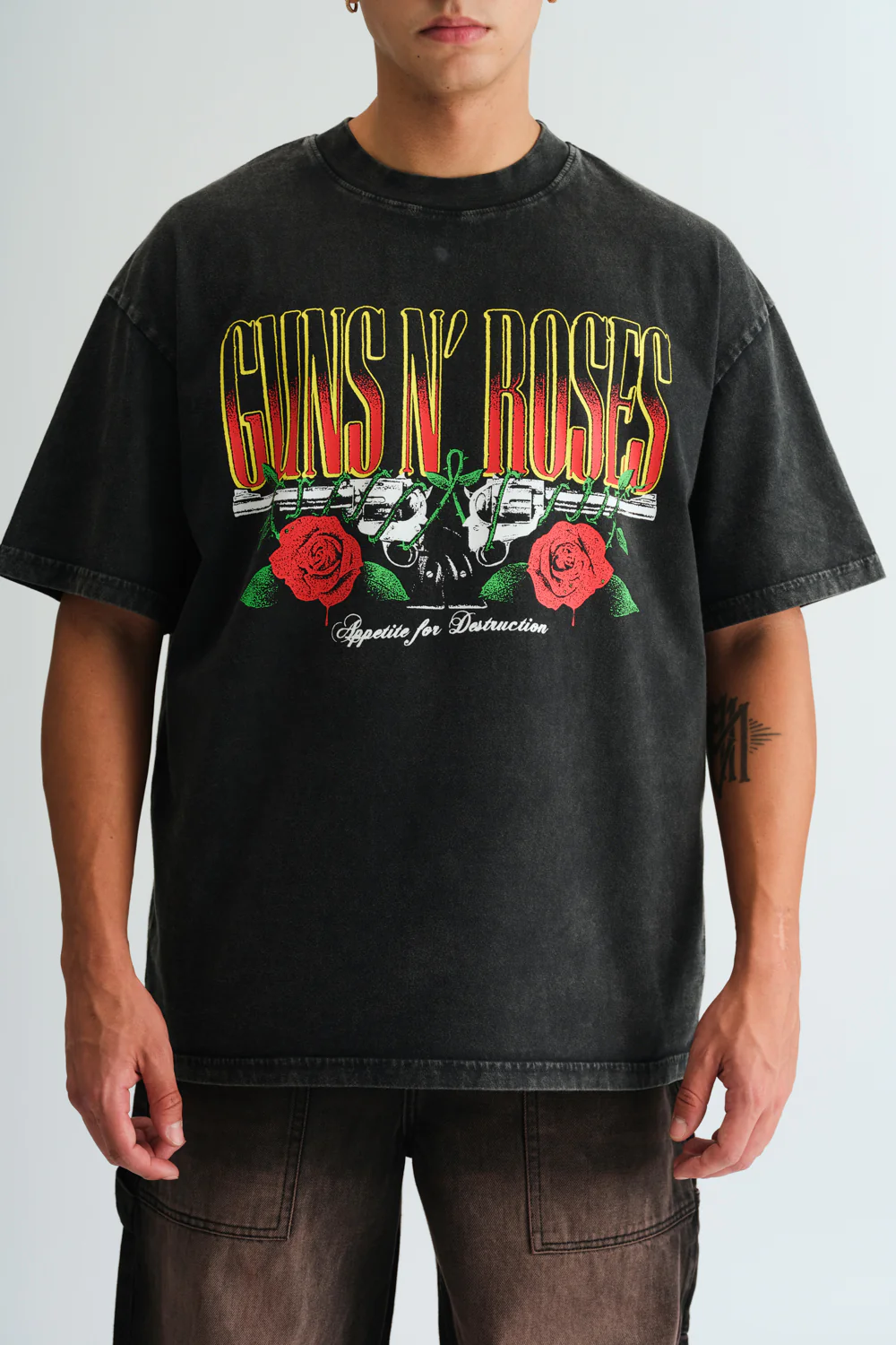 Appetite For Destruction Faded Oversized T-shirt - Image 6