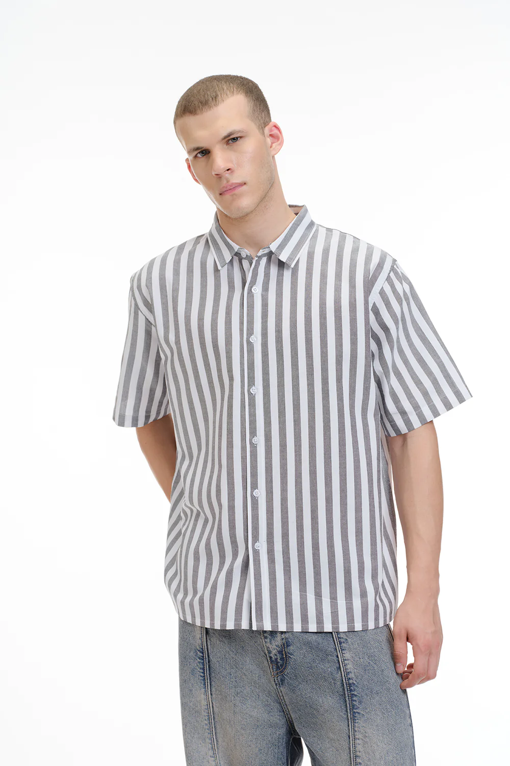 Ash Cabana Short Sleeve Striped Shirt - Image 3