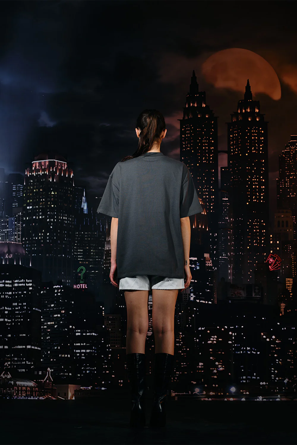 Bat Toon Oversized T-shirt - Image 8