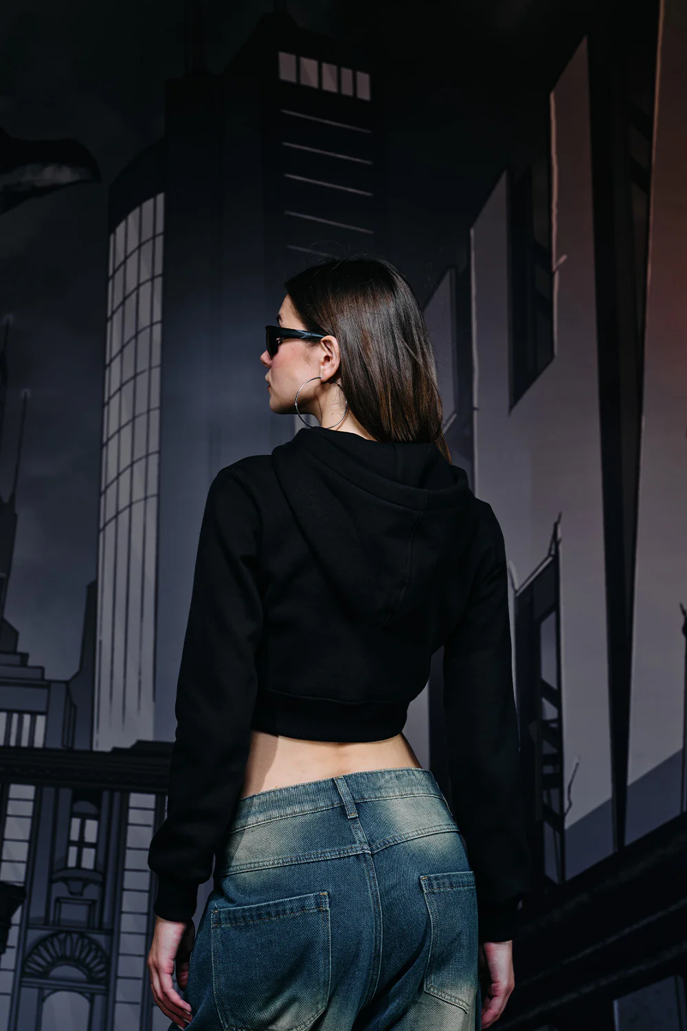 Batman Cropped Hooded Zipper - Image 12