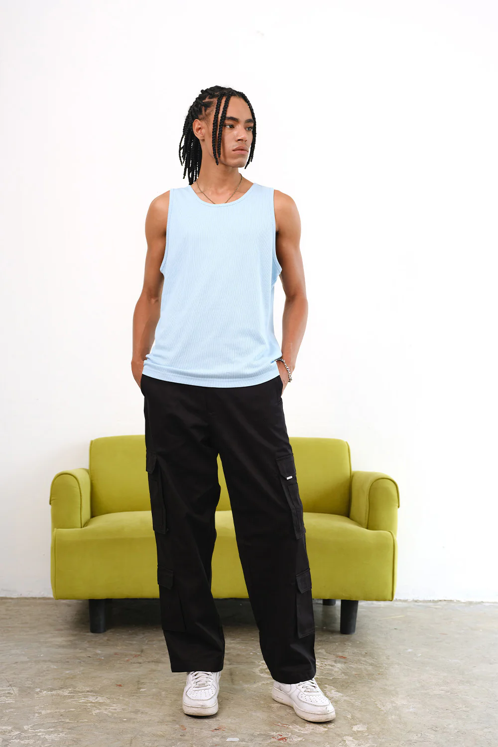 Black 10 Pockets Cargo Pants - Image 3