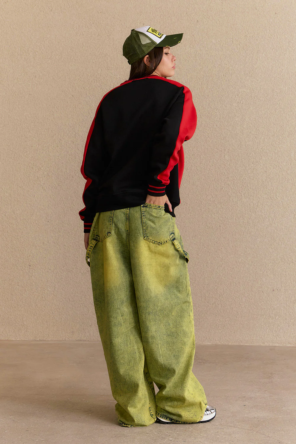 Black Athletic V-Neck Sweatshirt - Image 6