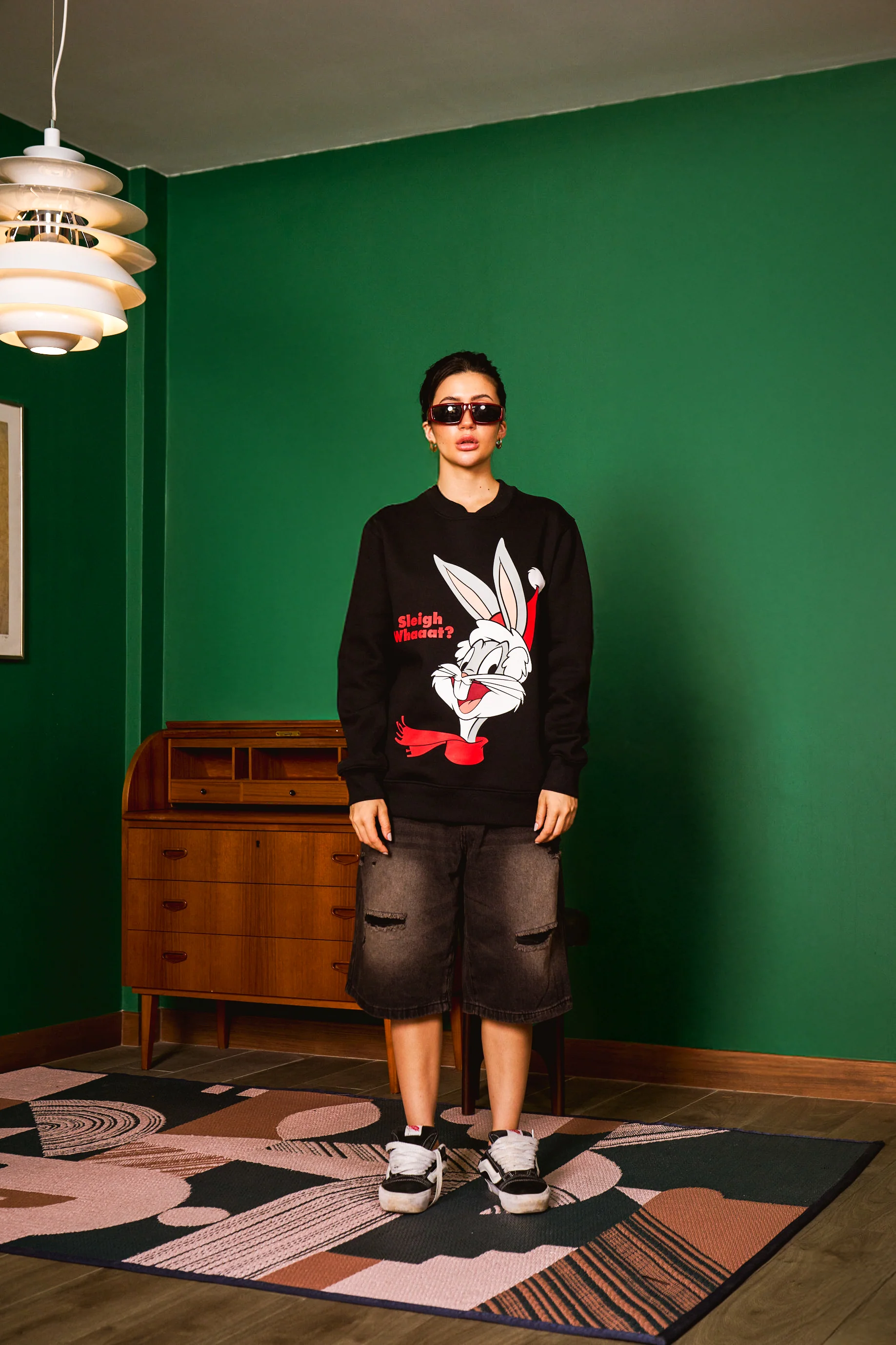 Black Bugs Bunny Sweatshirt - Image 3