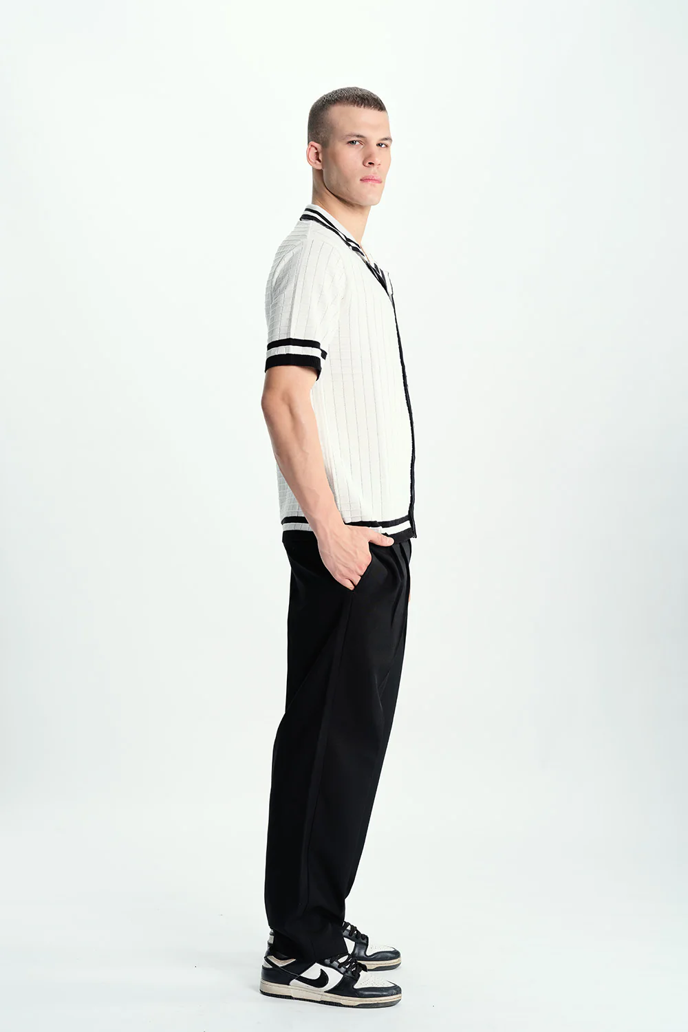 Black Grid Theory Shirt - Image 6