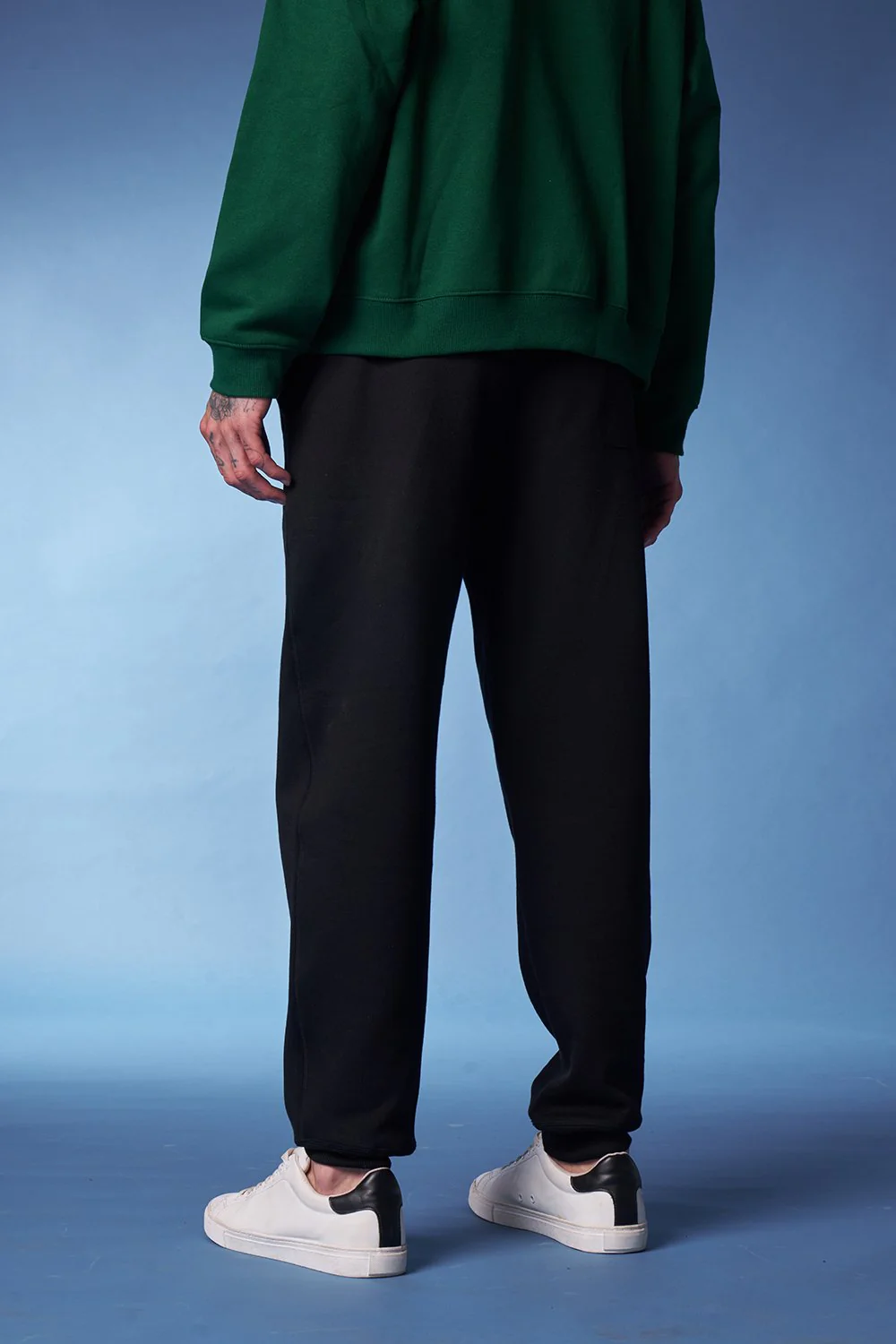 Black Heavyweight Joggers - Image 9