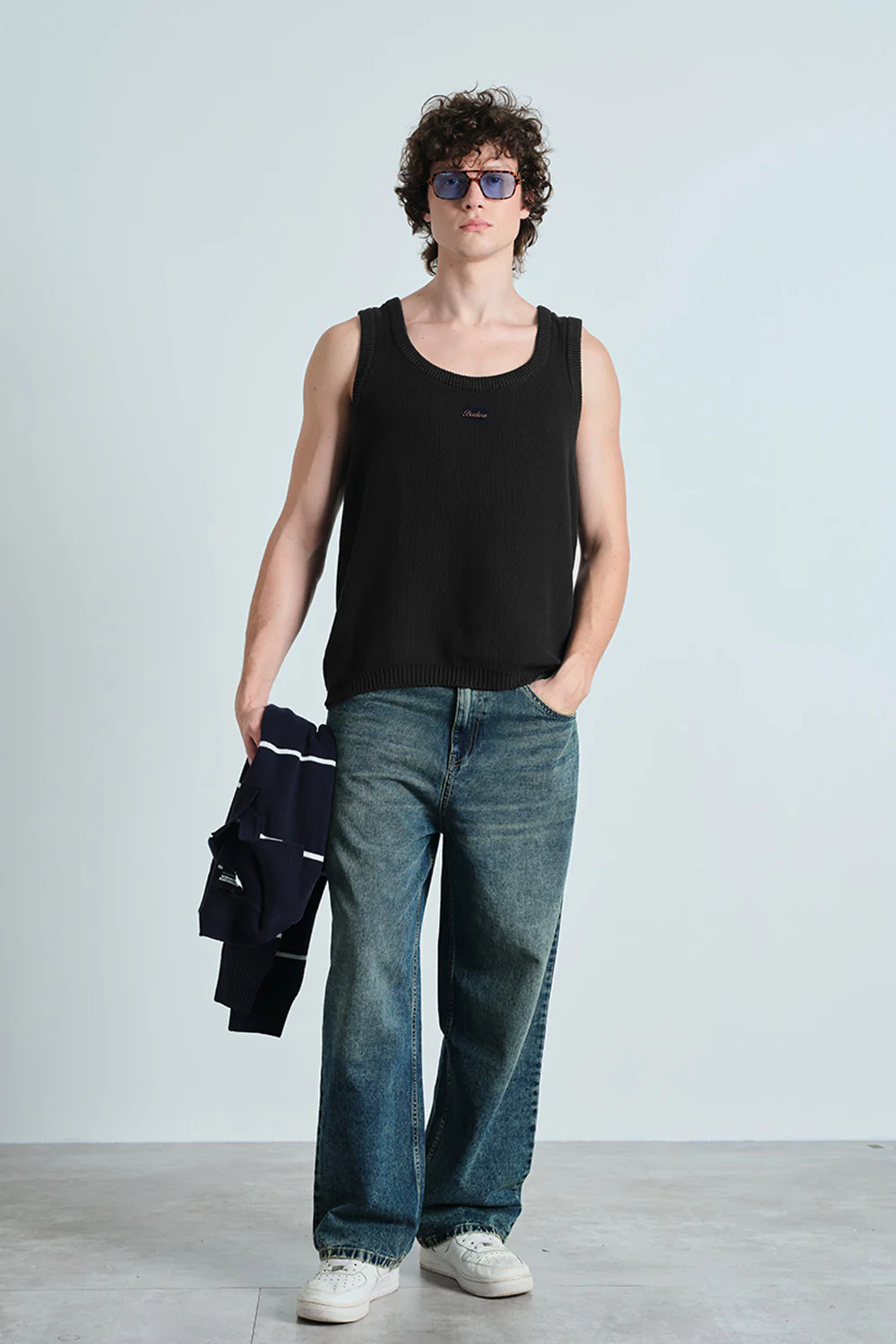 Black Knit Tank - Image 5