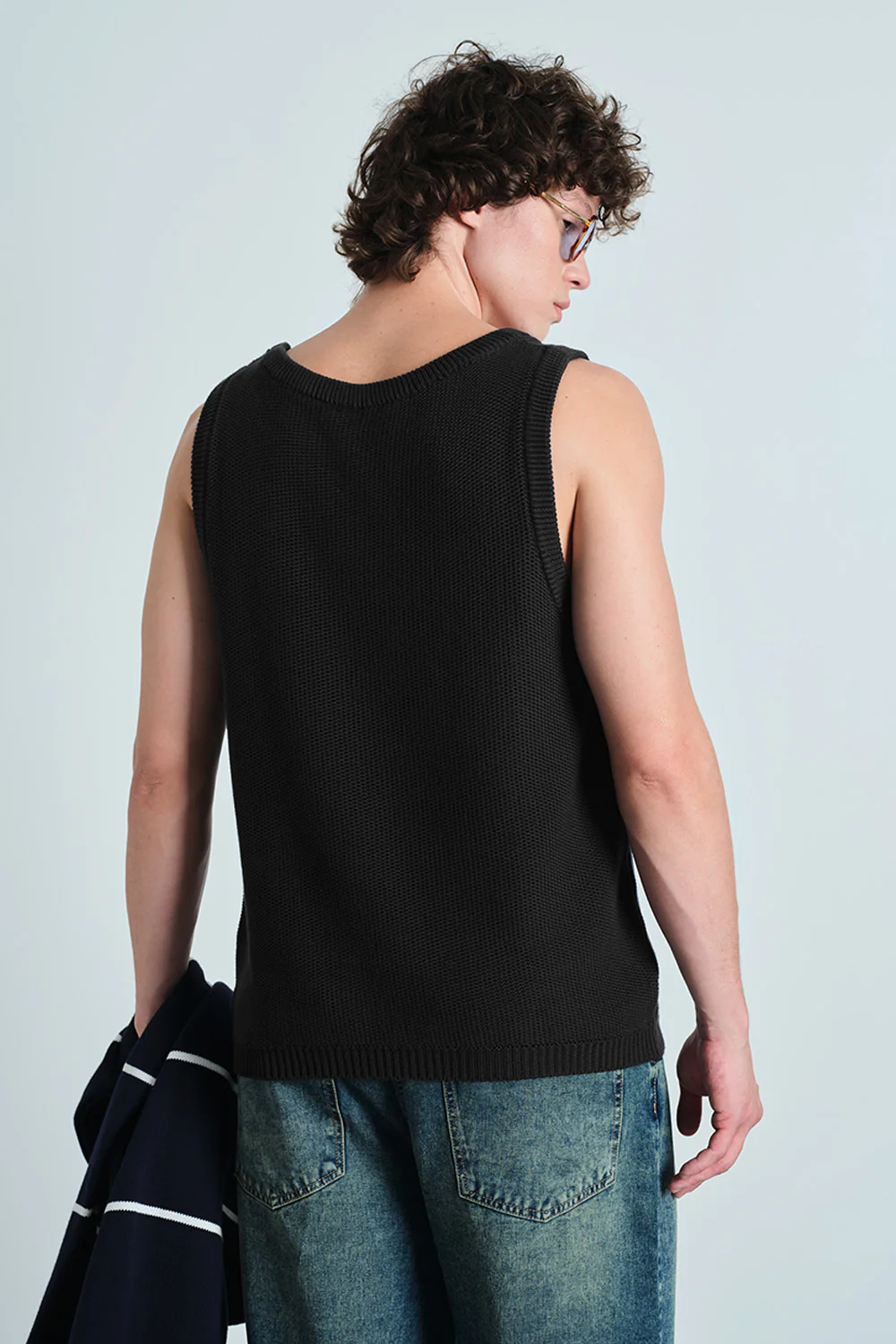 Black Knit Tank - Image 6