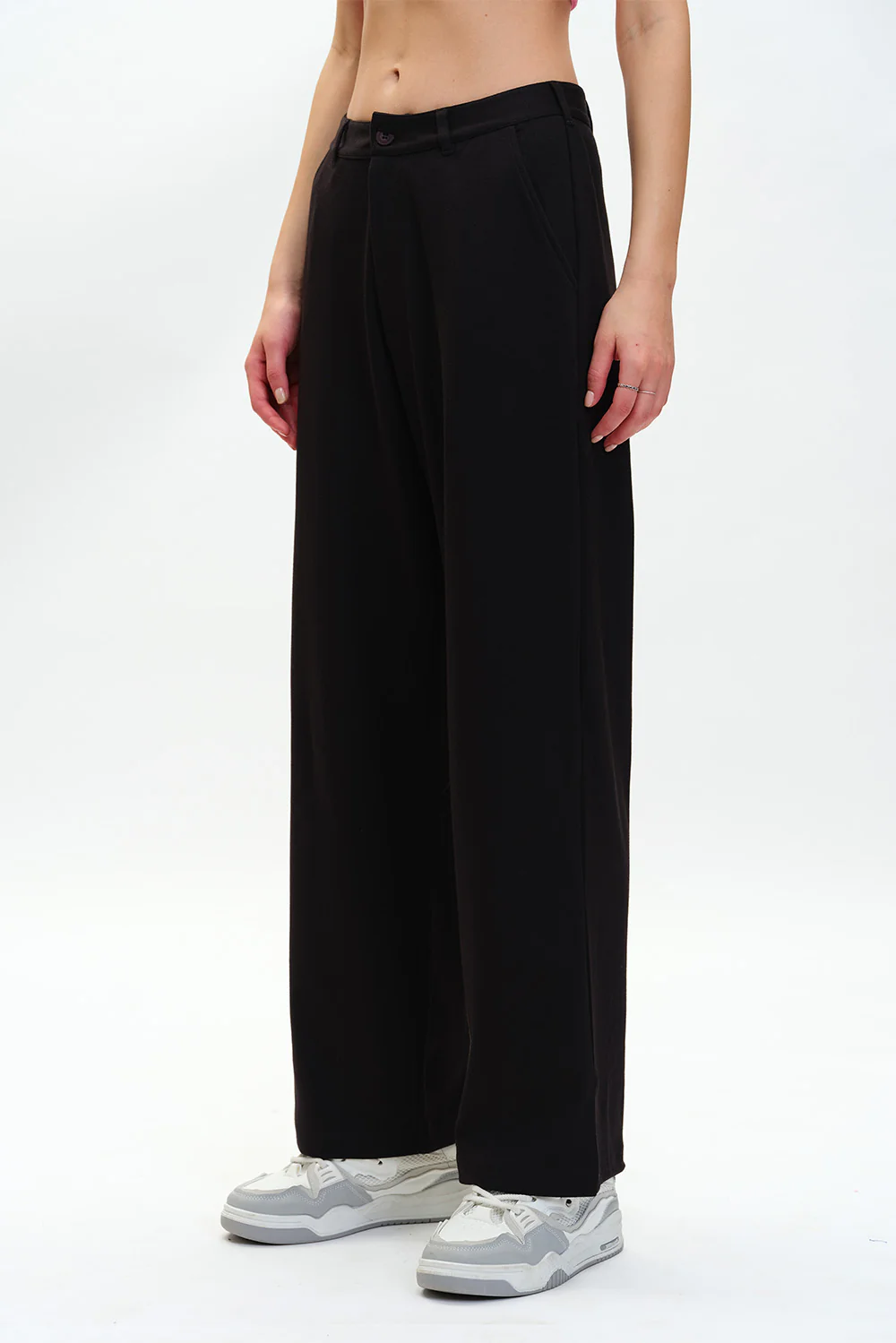 Black Loose Fit Trousers