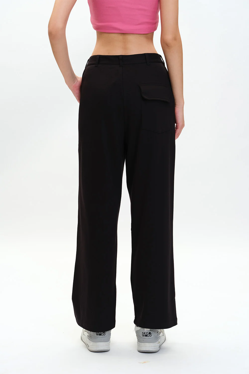Black Loose Fit Trousers - Image 6