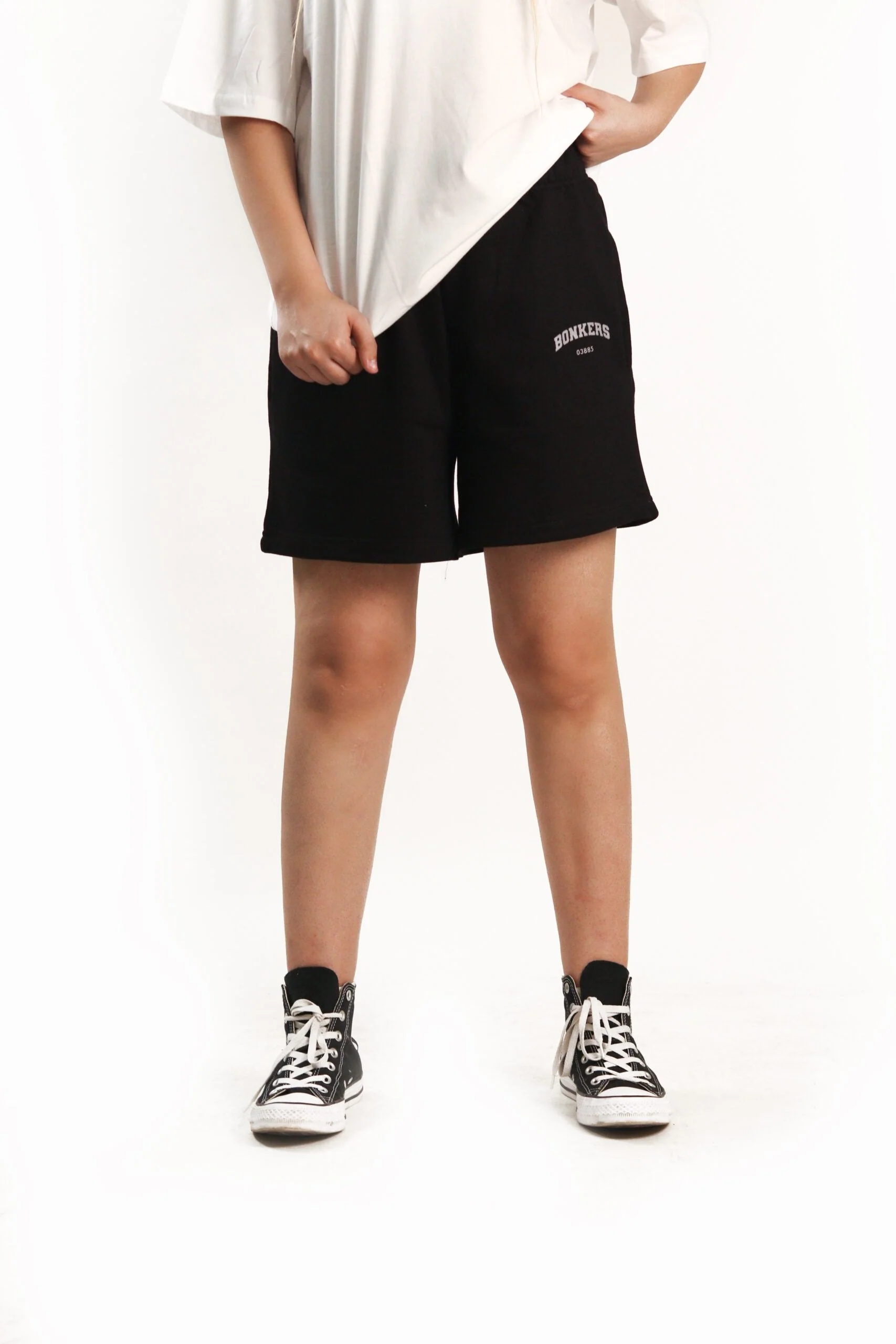 Black Lounge Shorts - Image 3
