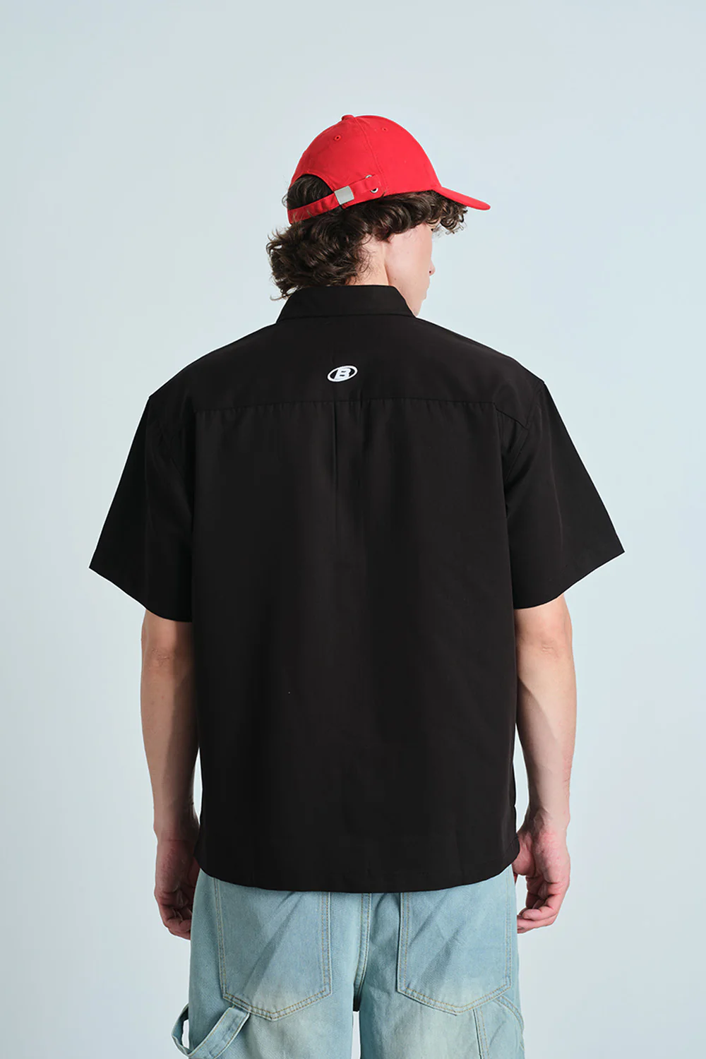 Black Oversized Utility Shirt - Image 5