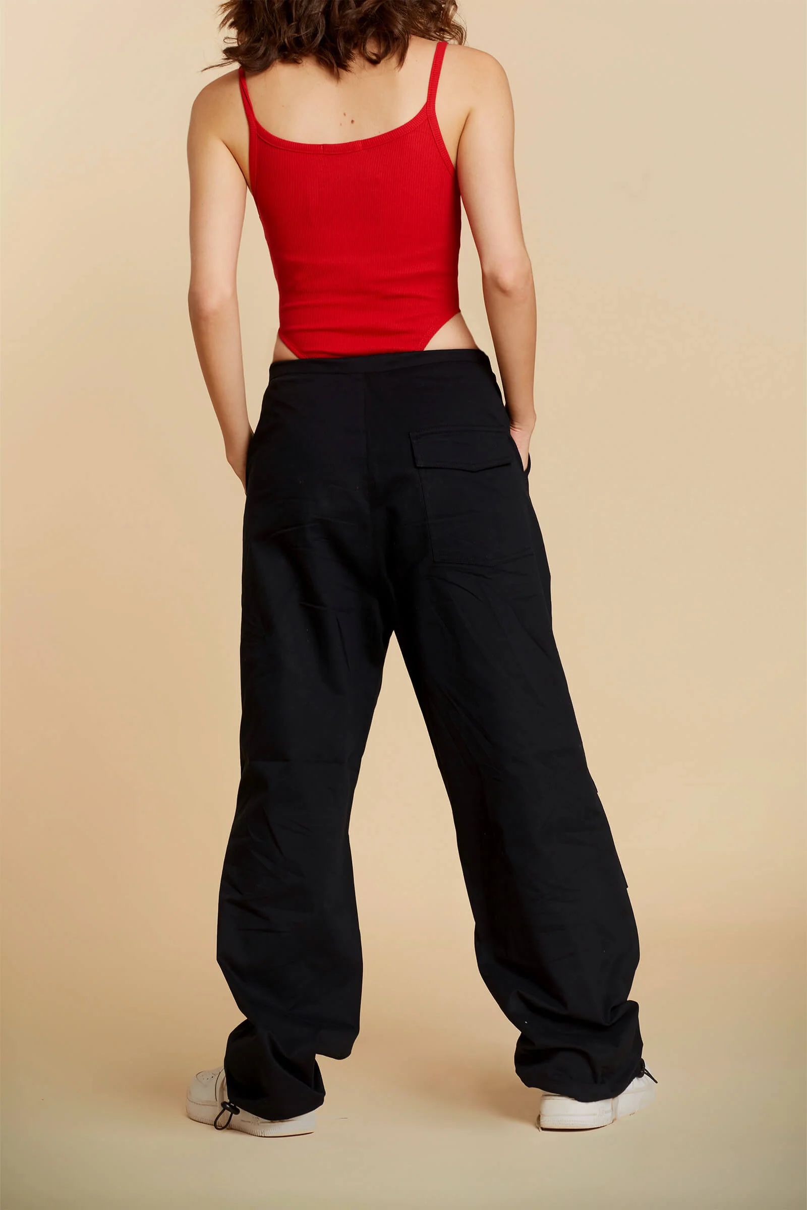 Black Parachute Pants - Image 5