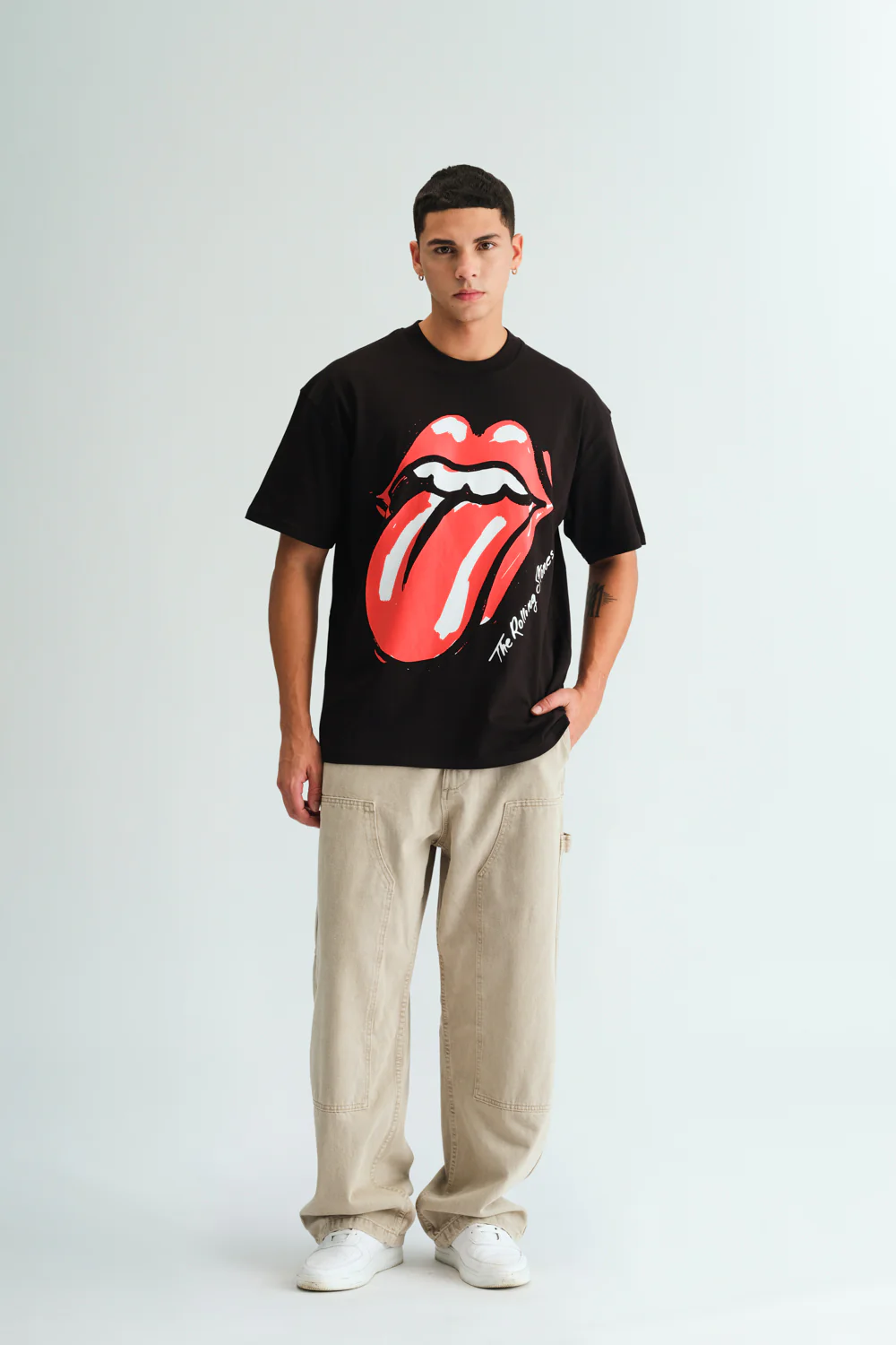 Black Rolling Stones Oversized T-shirt - Image 2