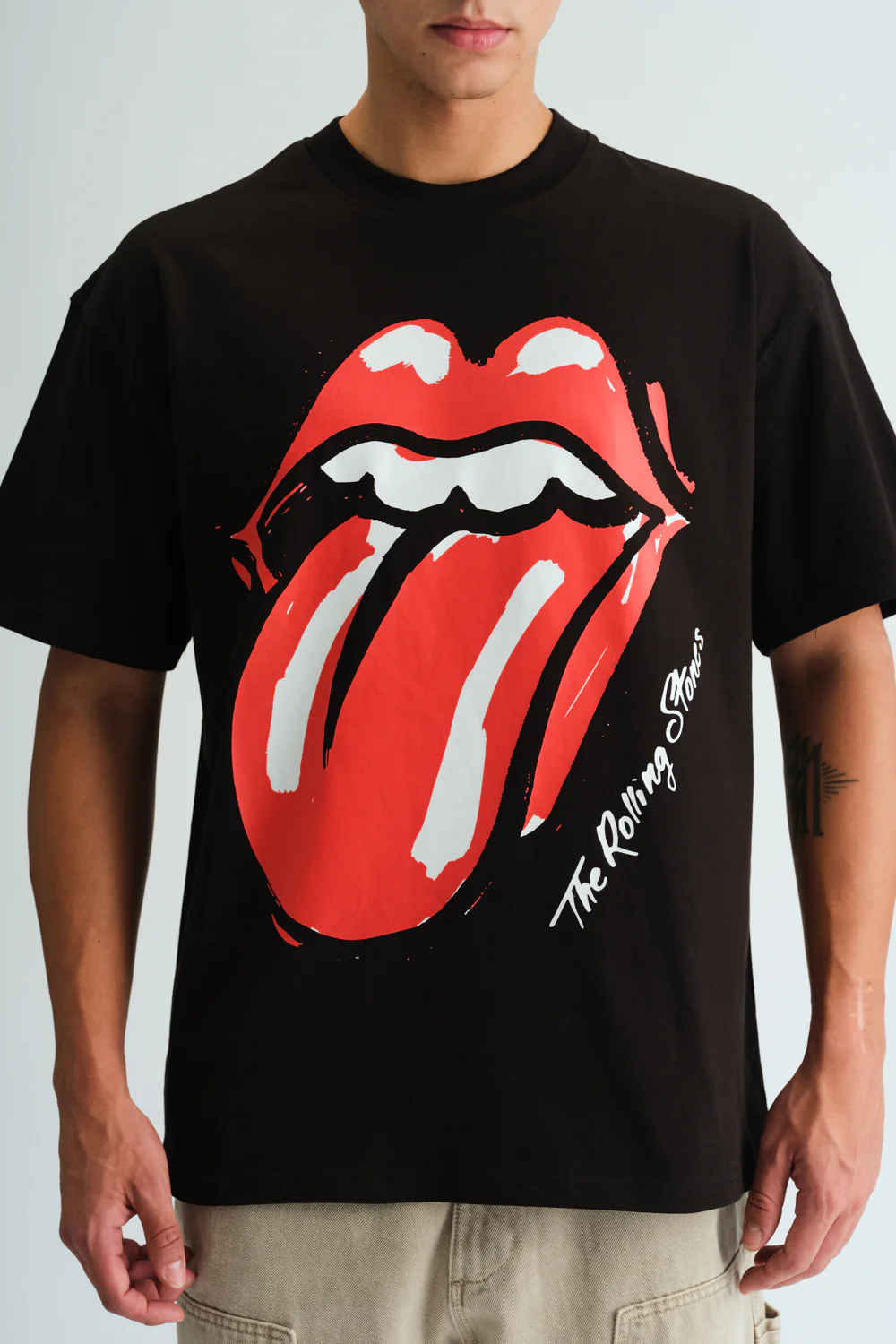 Black Rolling Stones Oversized T-shirt - Image 5