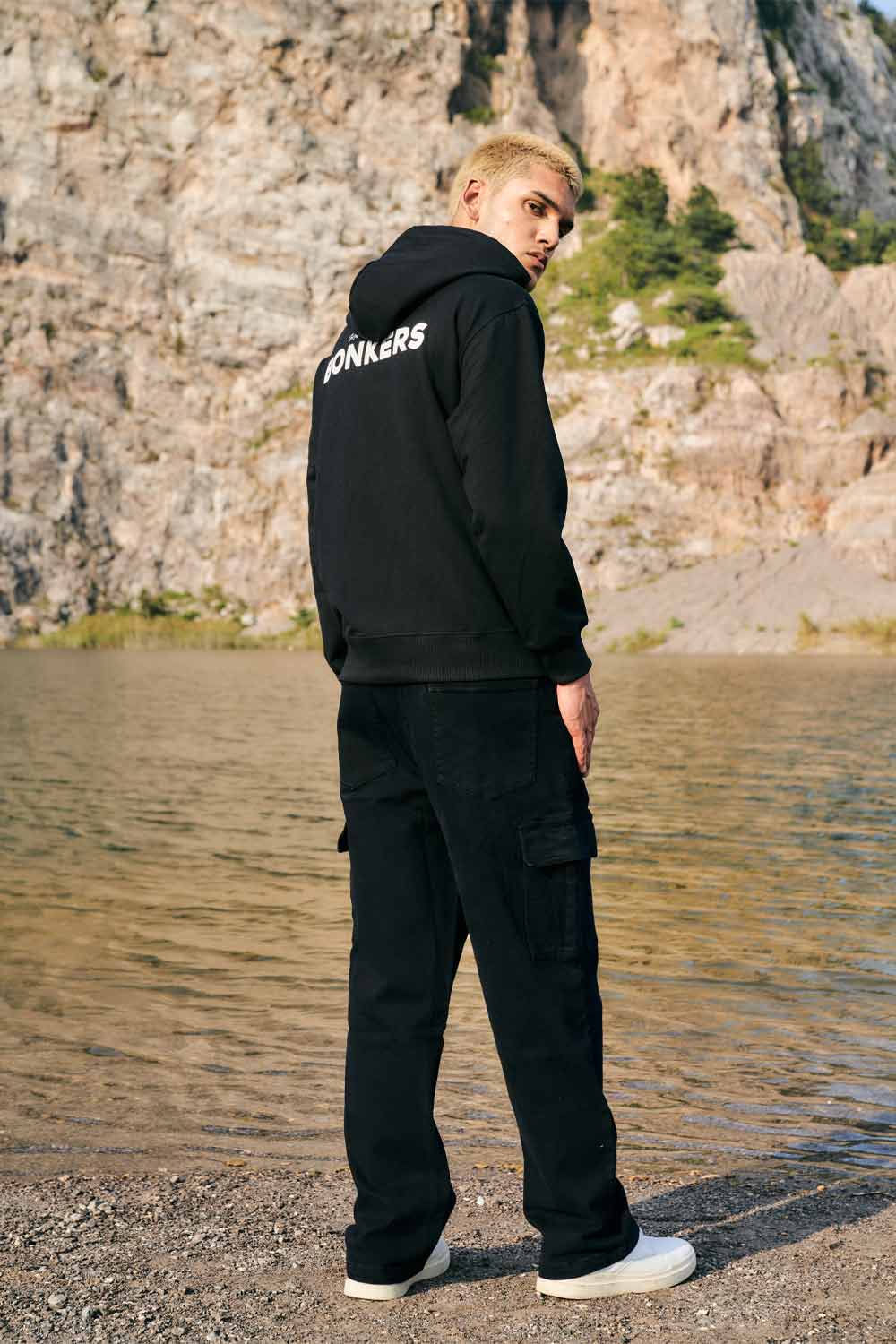 Black Utility Denim with Pockets - Image 6