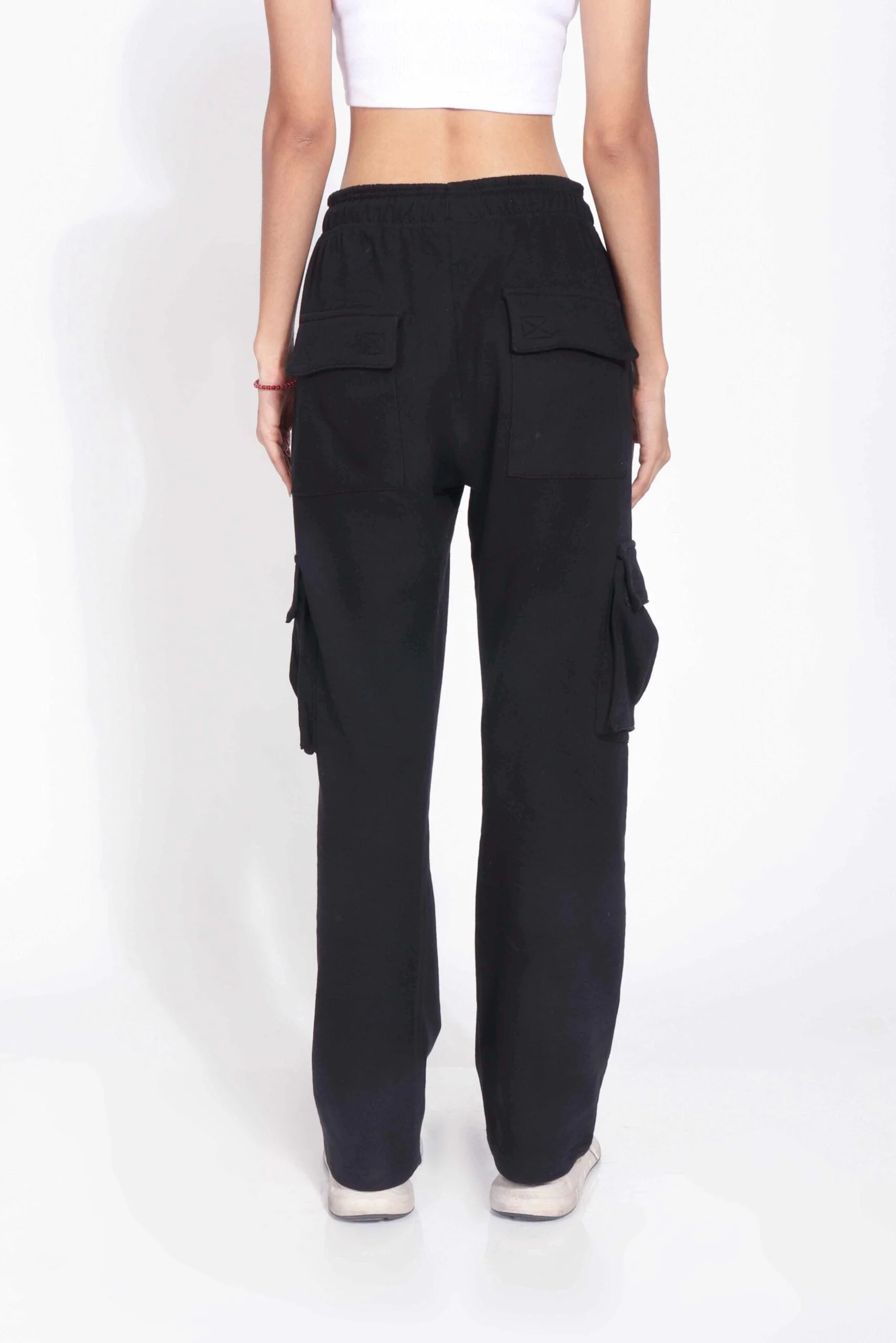 Black Utility Straight Fit Pant - Image 4