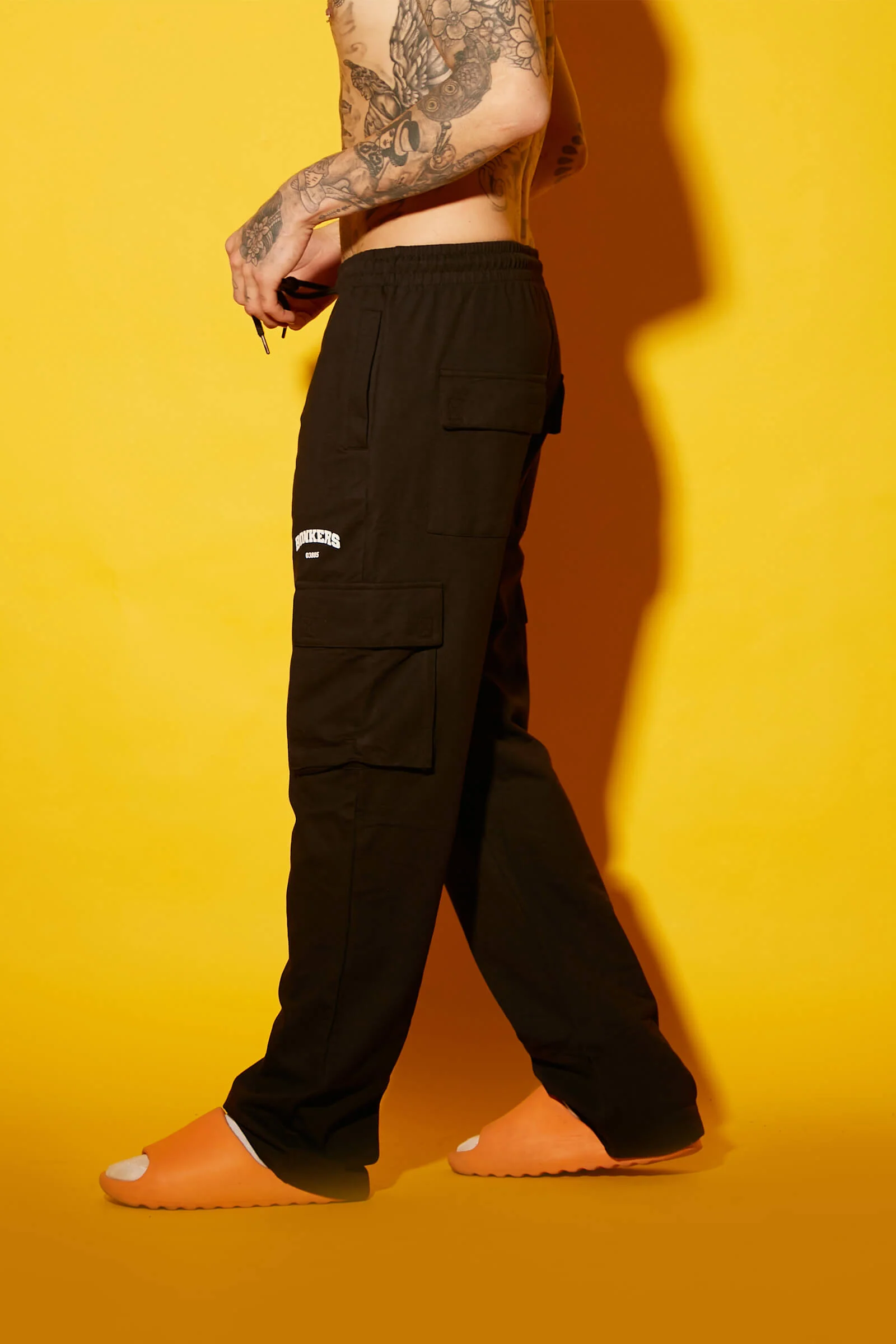 Black Utility Straight Fit Pant - Image 5