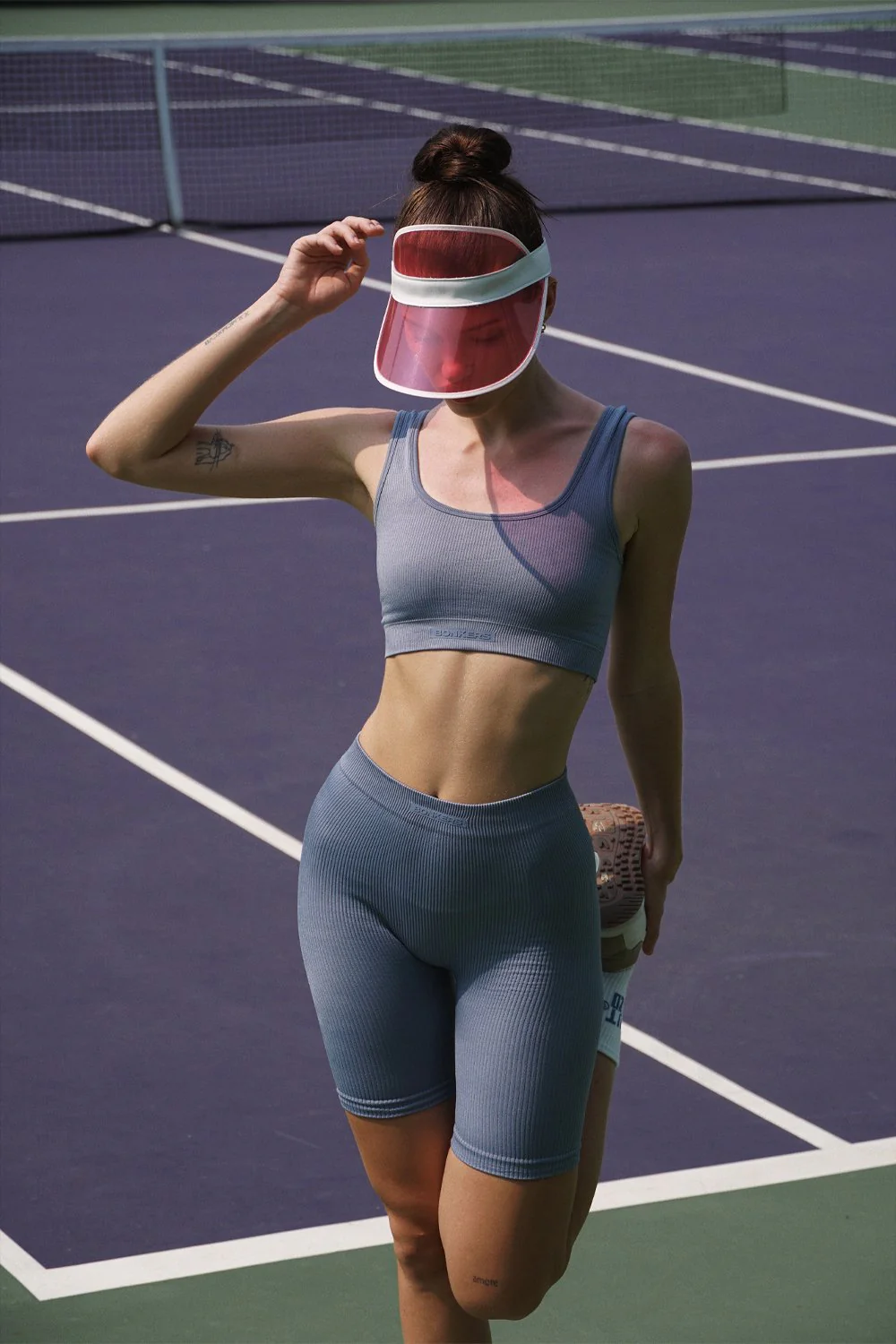 Blue Heaven Sporty Ribbed Crop Top - Image 5