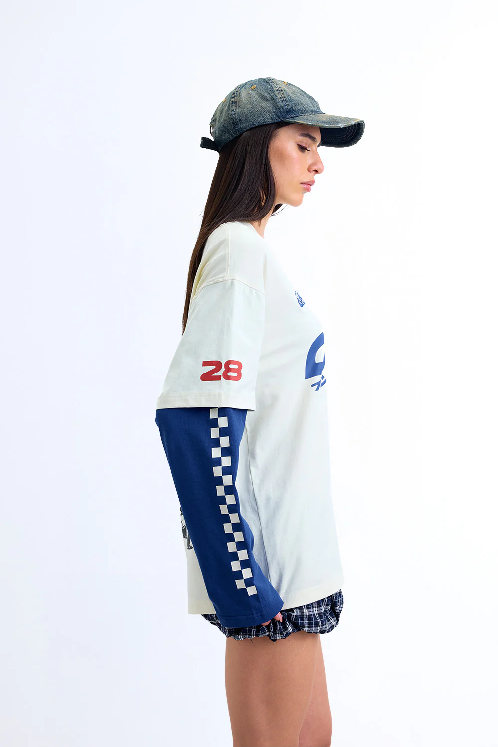 Blue Line Drift Long Sleeve T-shirt - Image 5