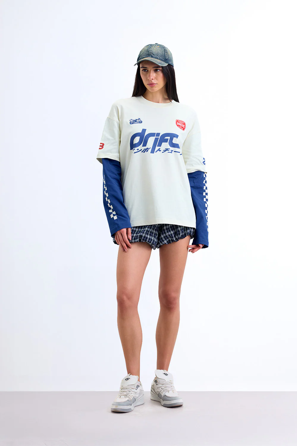 Blue Line Drift Long Sleeve T-shirt - Image 6
