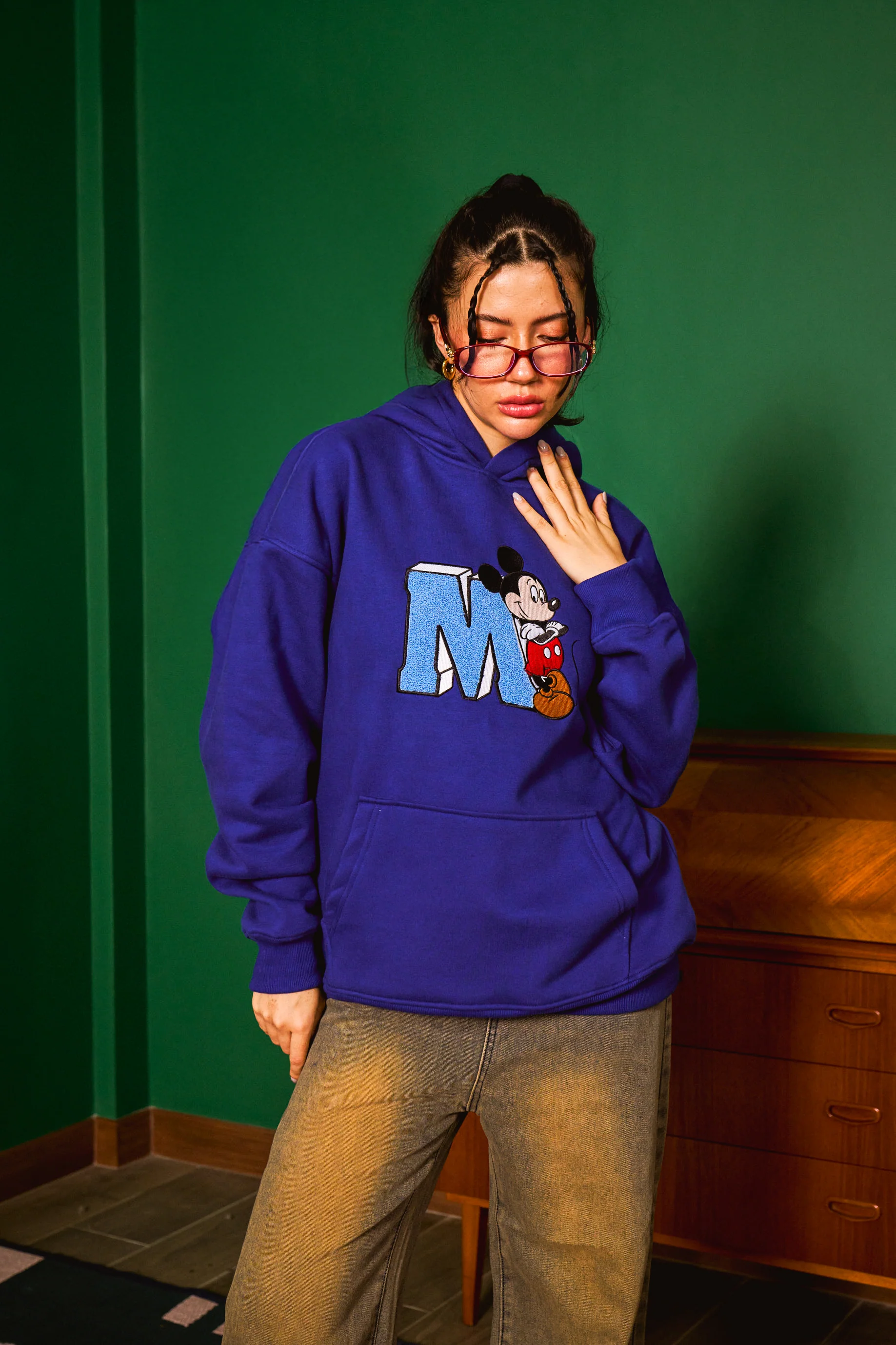 Blue Mickey Hoodie - Image 5
