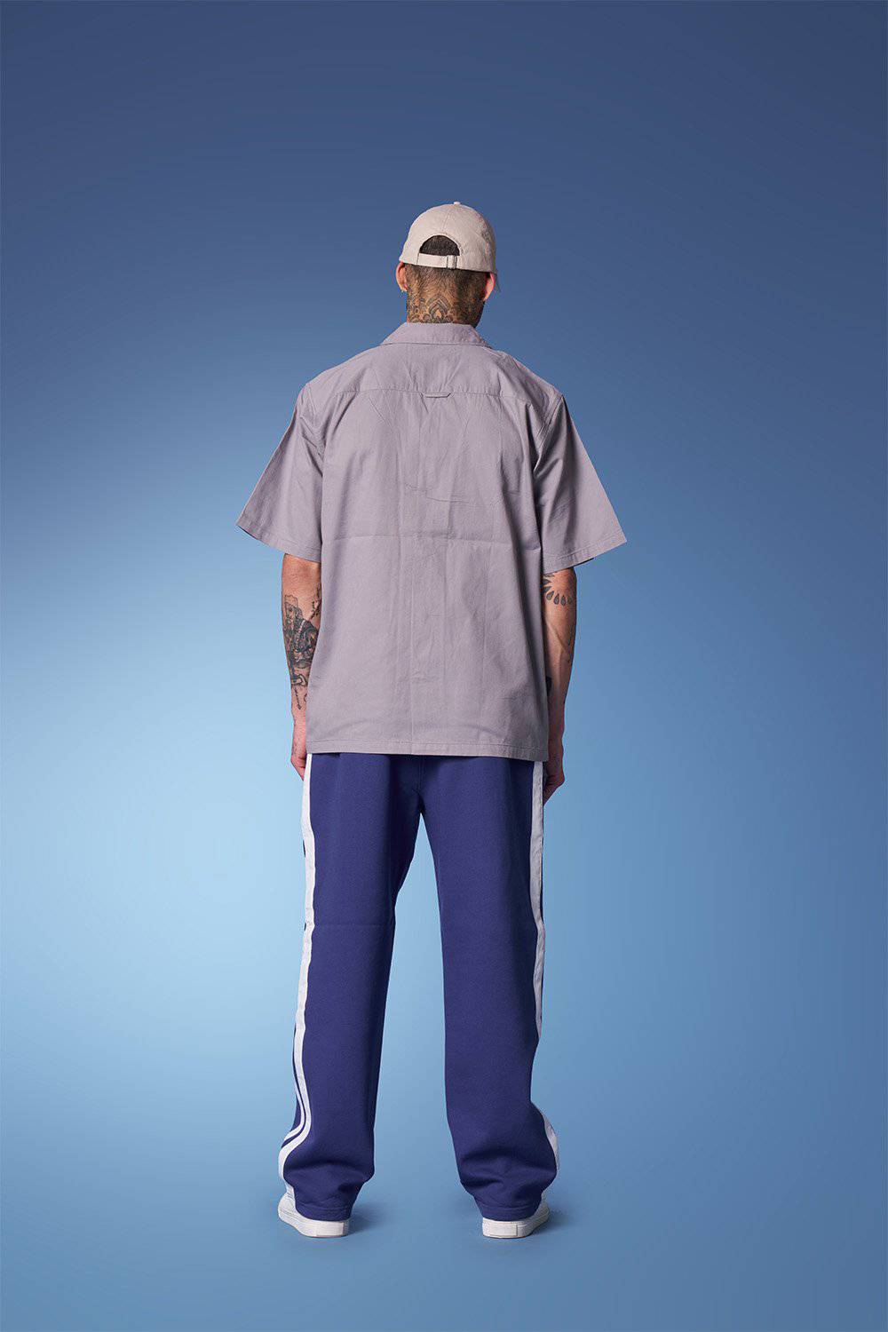 Blue Sporty Straight Fit Pants - Image 9