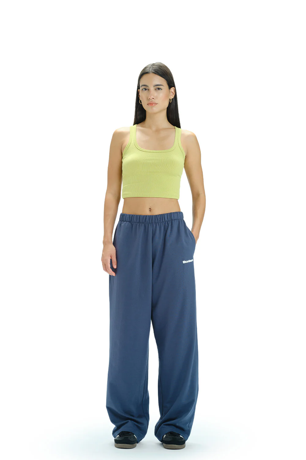 Blue Static Loose Fit Joggers - Image 2