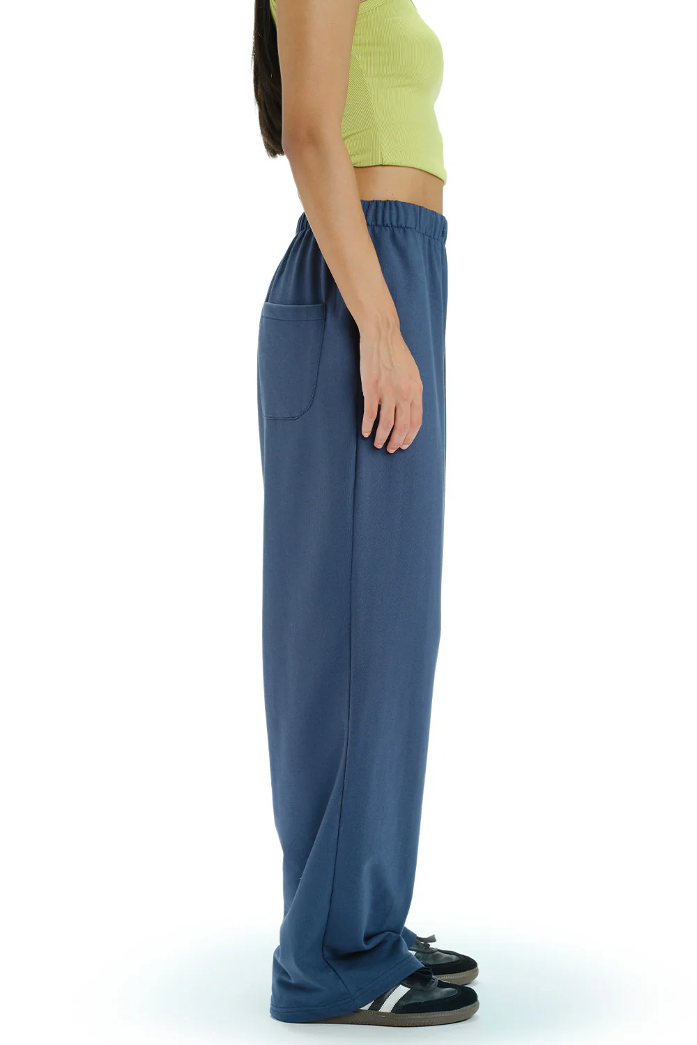 Blue Static Loose Fit Joggers - Image 5