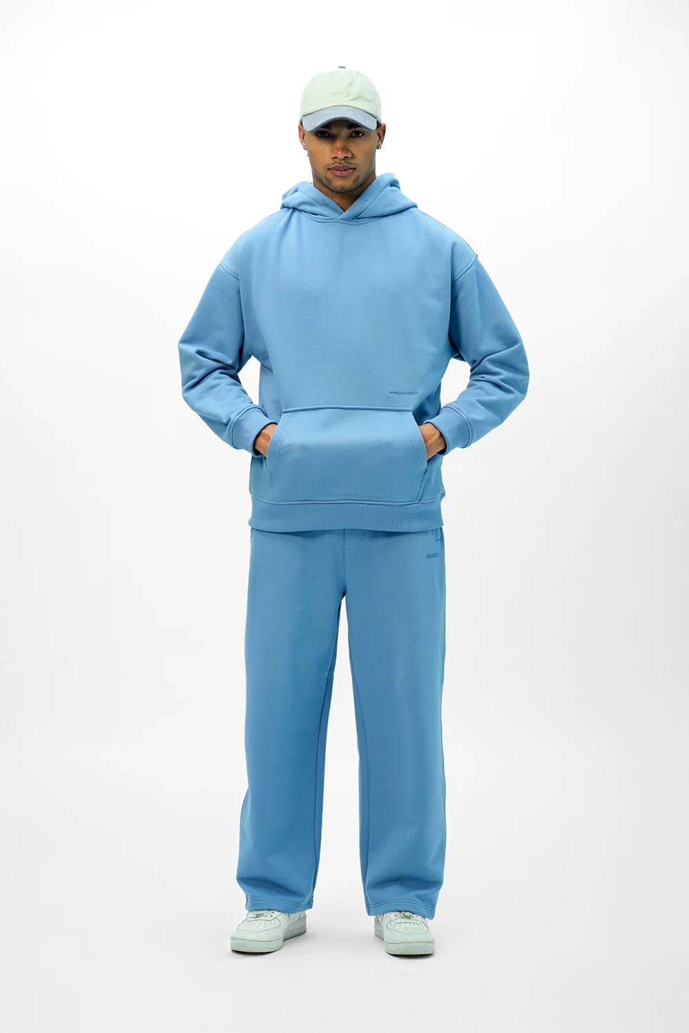 Blue Wear A Hug Oversized Hoodie - Image 2