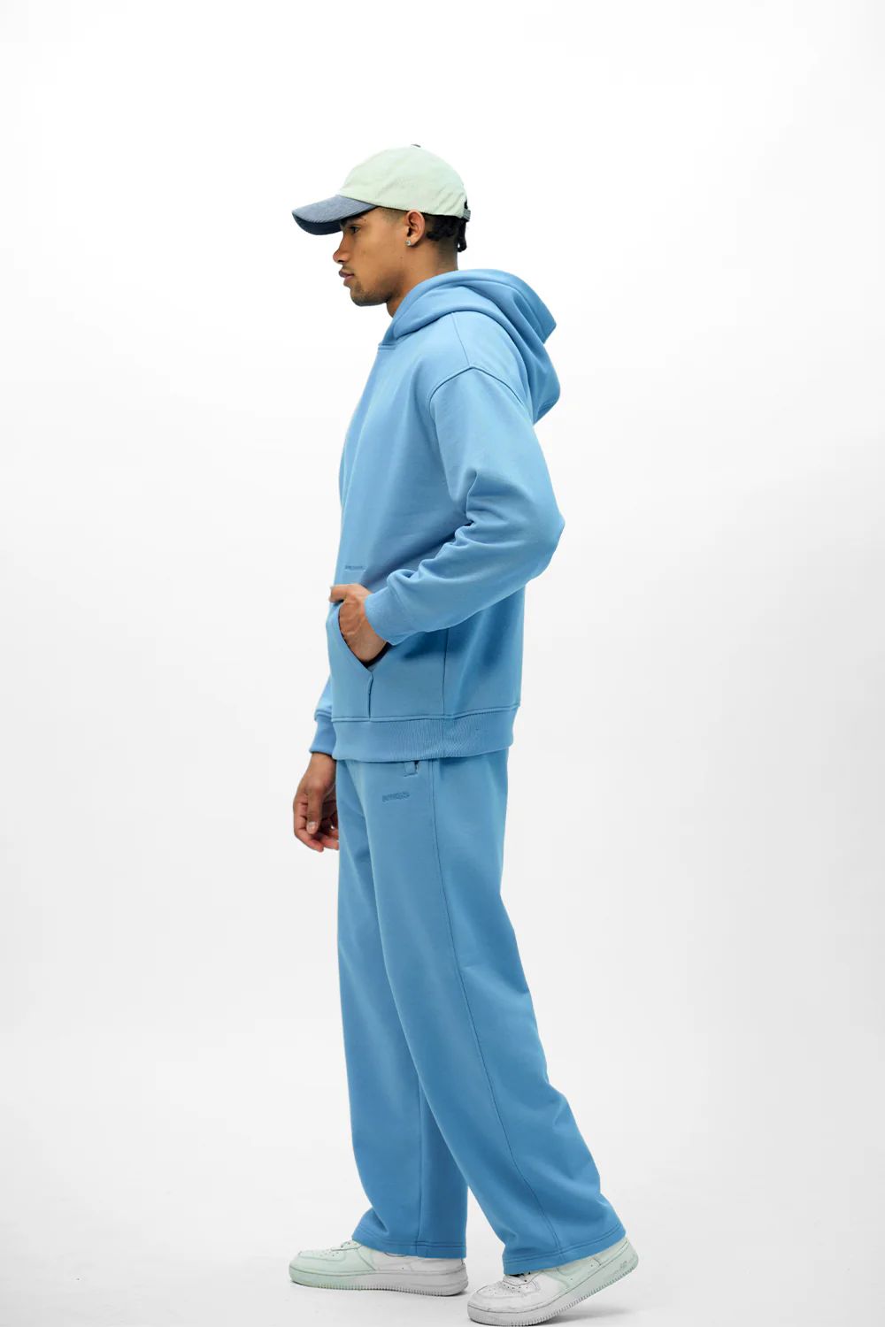 Blue Wear A Hug Oversized Hoodie - Image 5