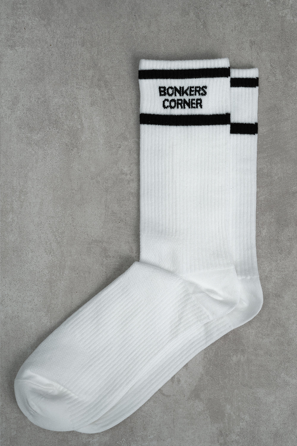 Bonkers Originals White Socks - Image 2