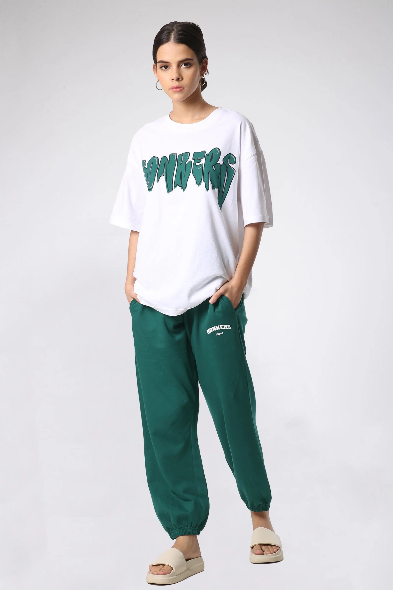 Bottle Green Joggers - Image 4