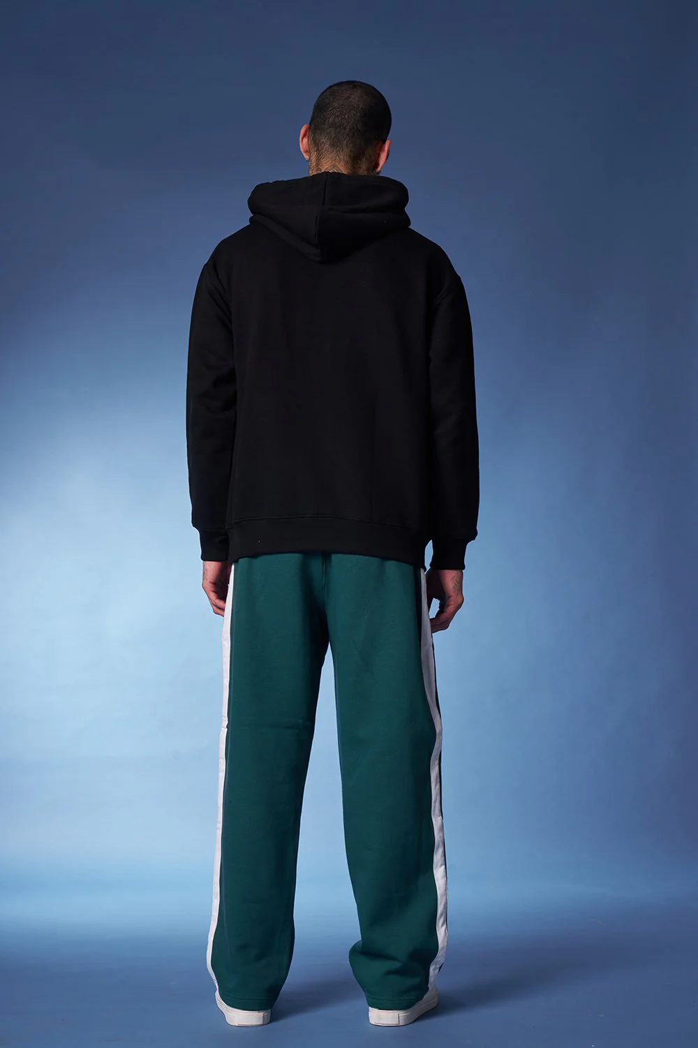 Bottle Green Sporty Straight Fit Pants - Image 9