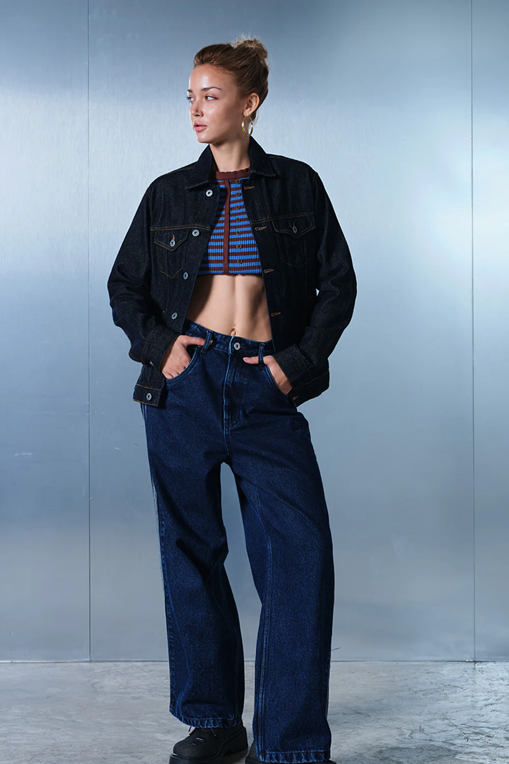 Buckenham Raw Indigo Denim Jacket - Image 4