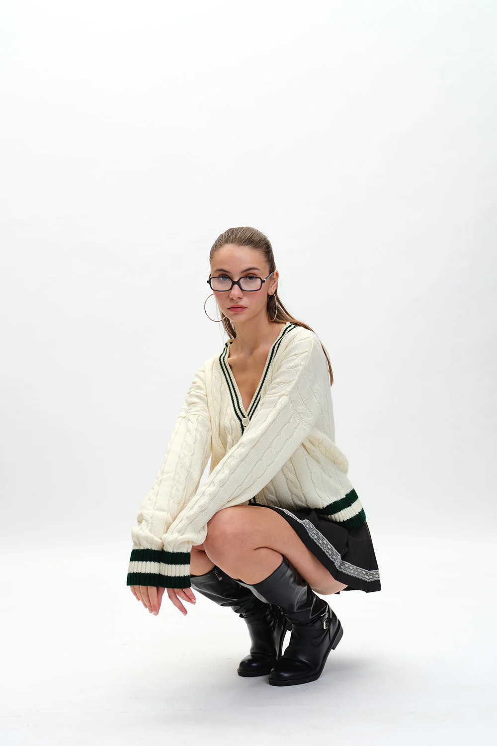 Cable Knit Cardigan - Image 3