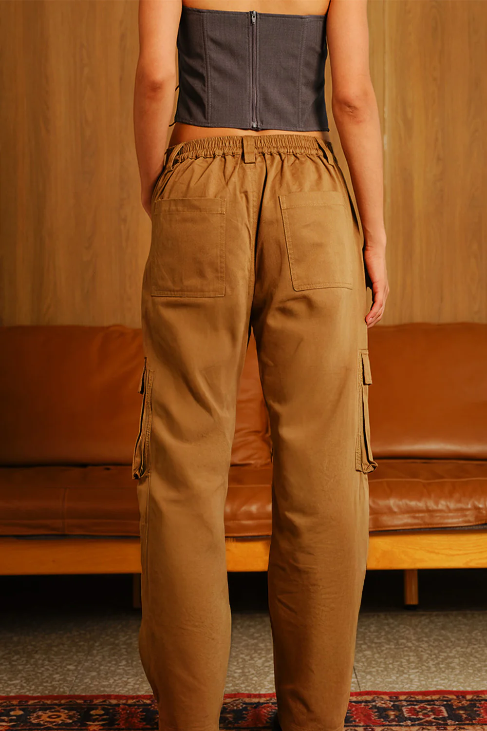 Caramel 6 Pockets Cargo Pant - Image 7