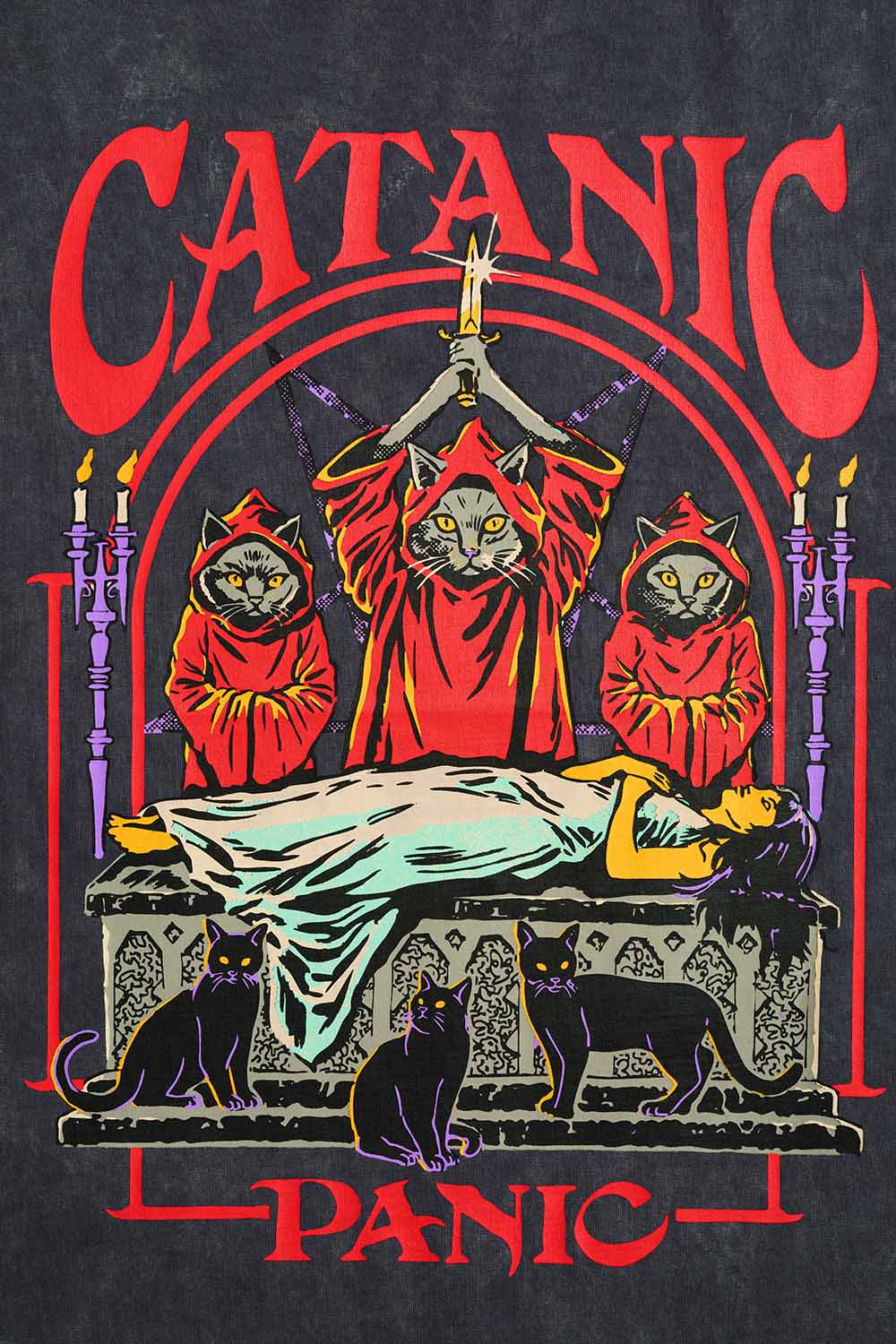 Catanic Oversized T-shirt - Image 3