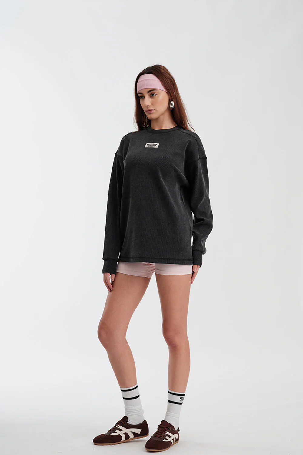 Charcoal Wash Long Sleeve T-shirt - Image 2