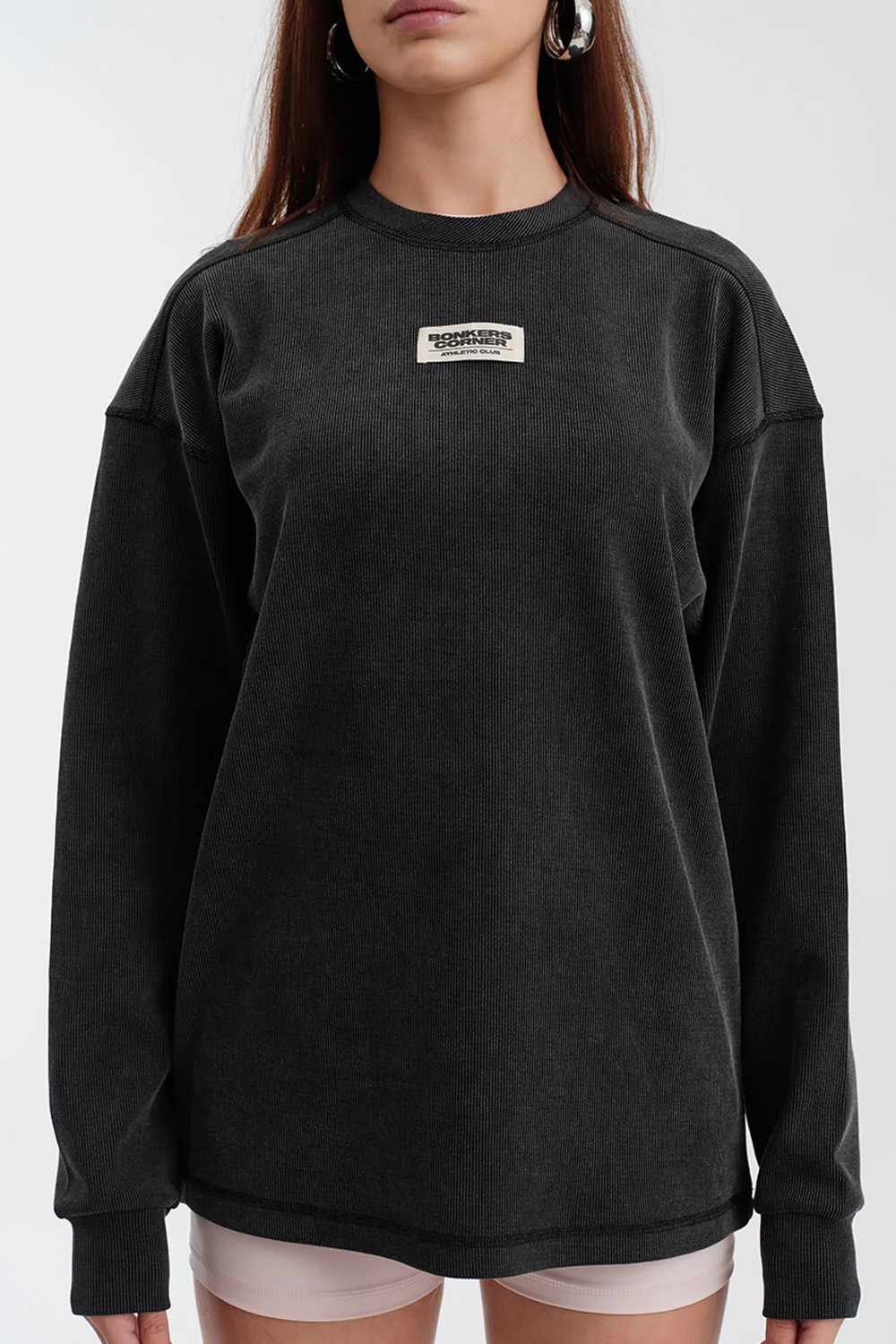 Charcoal Wash Long Sleeve T-shirt - Image 4