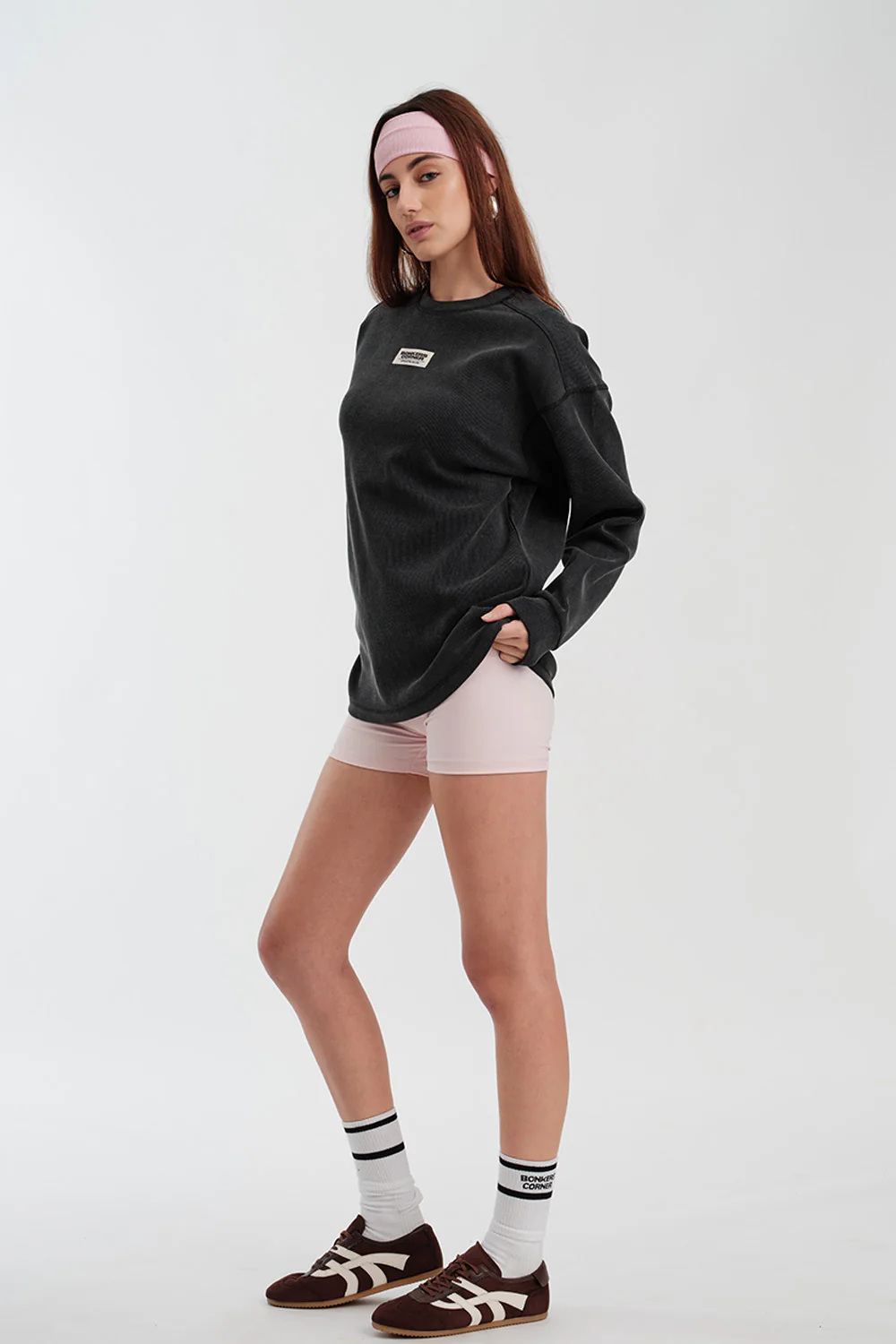Charcoal Wash Long Sleeve T-shirt - Image 6