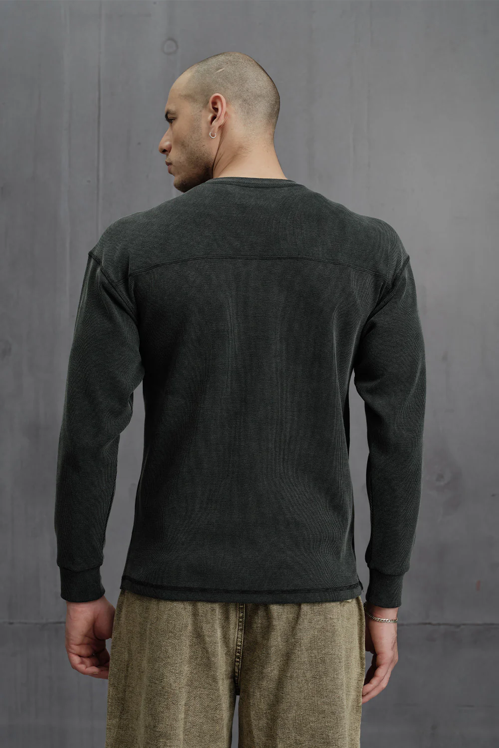 Charcoal Wash Long Sleeve T-shirt - Image 8