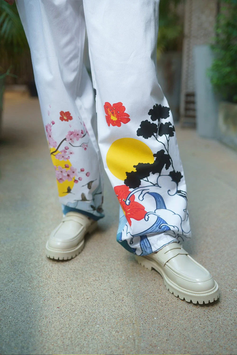 Cherry Blossom Parachute Pants - Image 3
