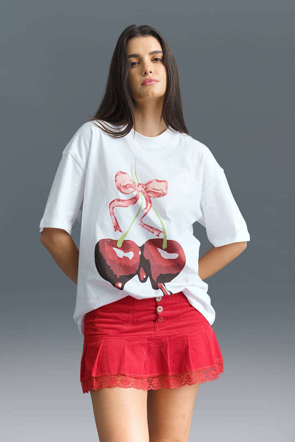 Cherry Oversized T-shirt - Image 6