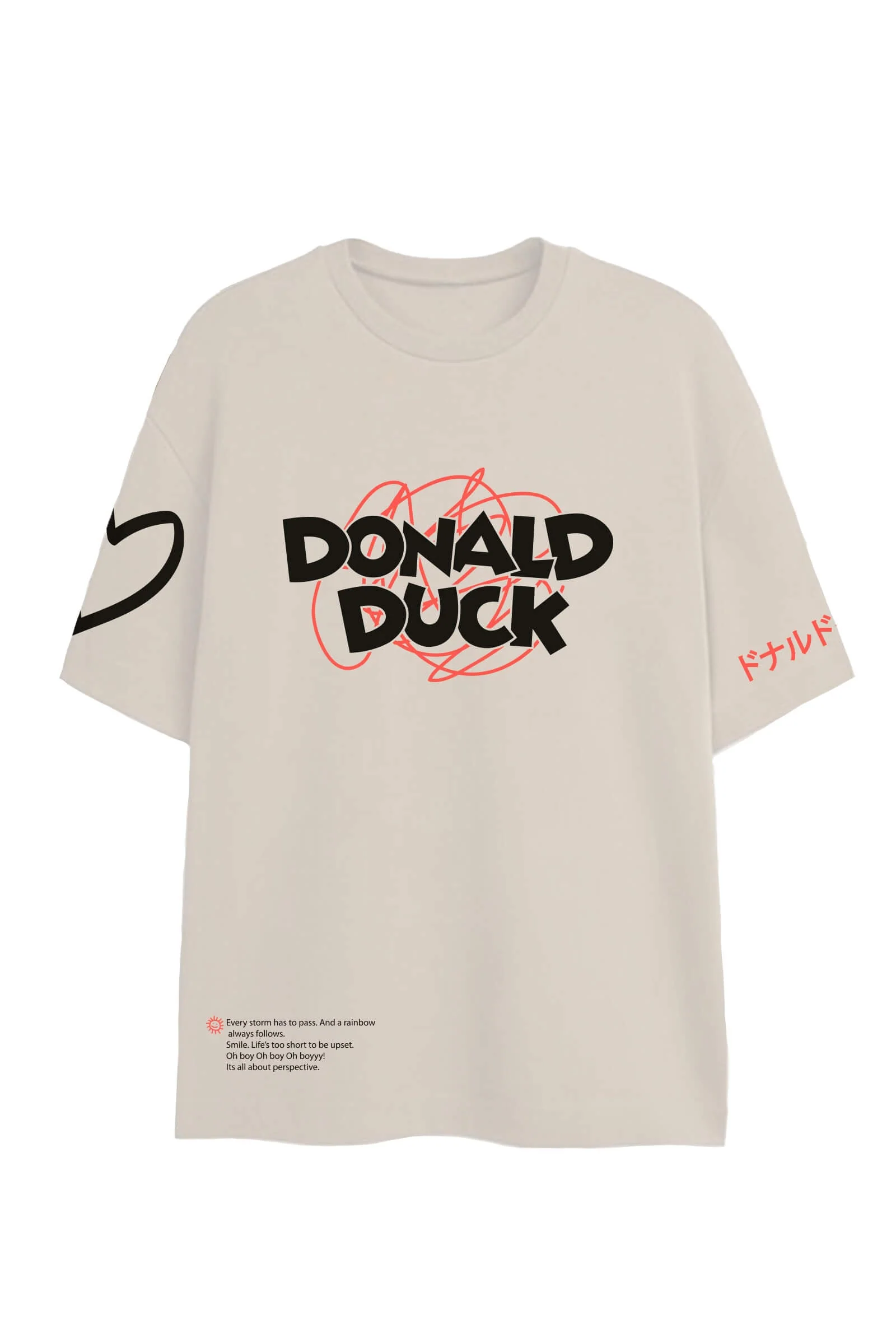Chirpy Donald Duck Oversized T-shirt - Image 4